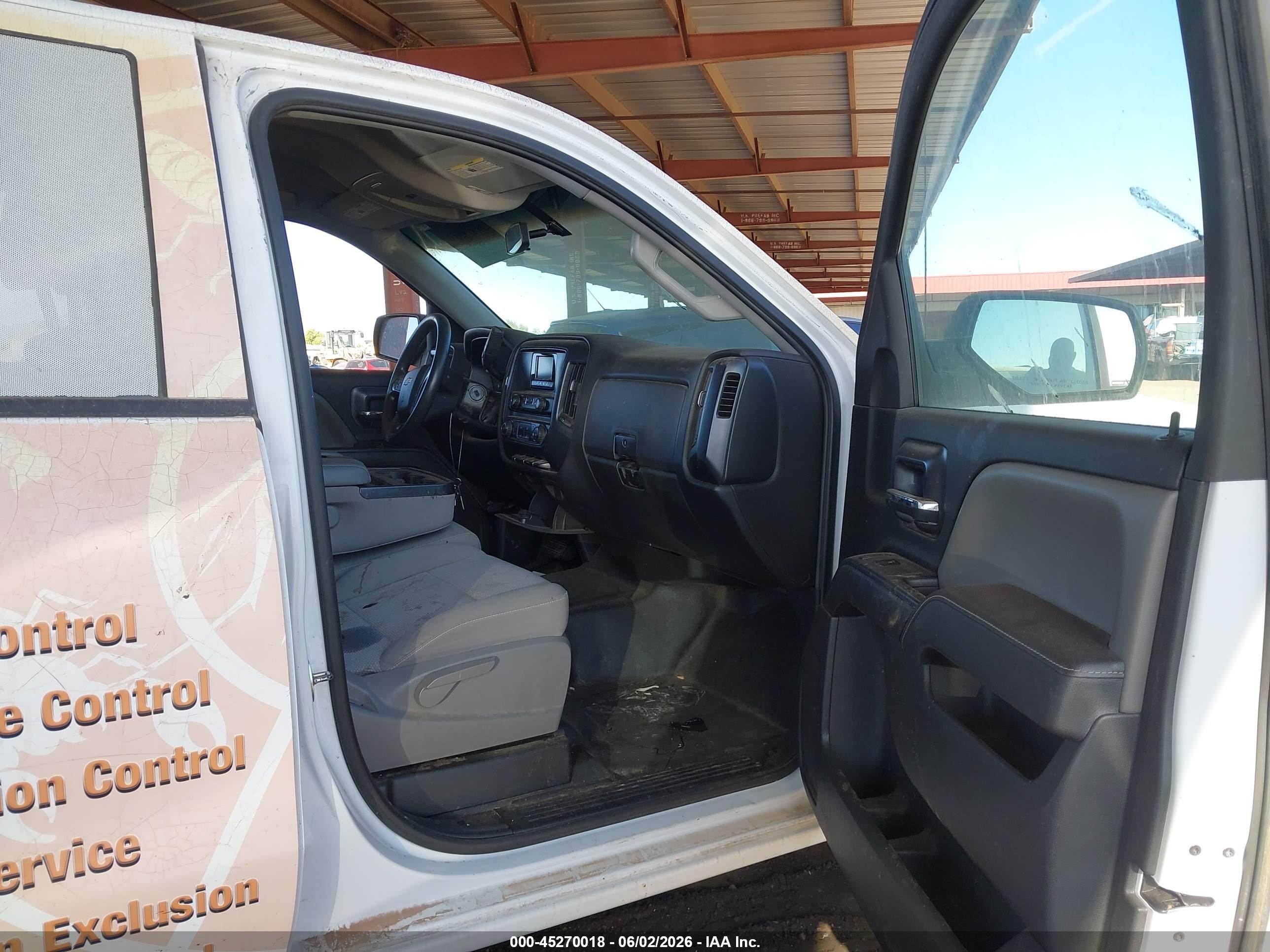 2015 Chevrolet Silverado 1500 Wt White vin: 1GCRCPEH0FZ254124