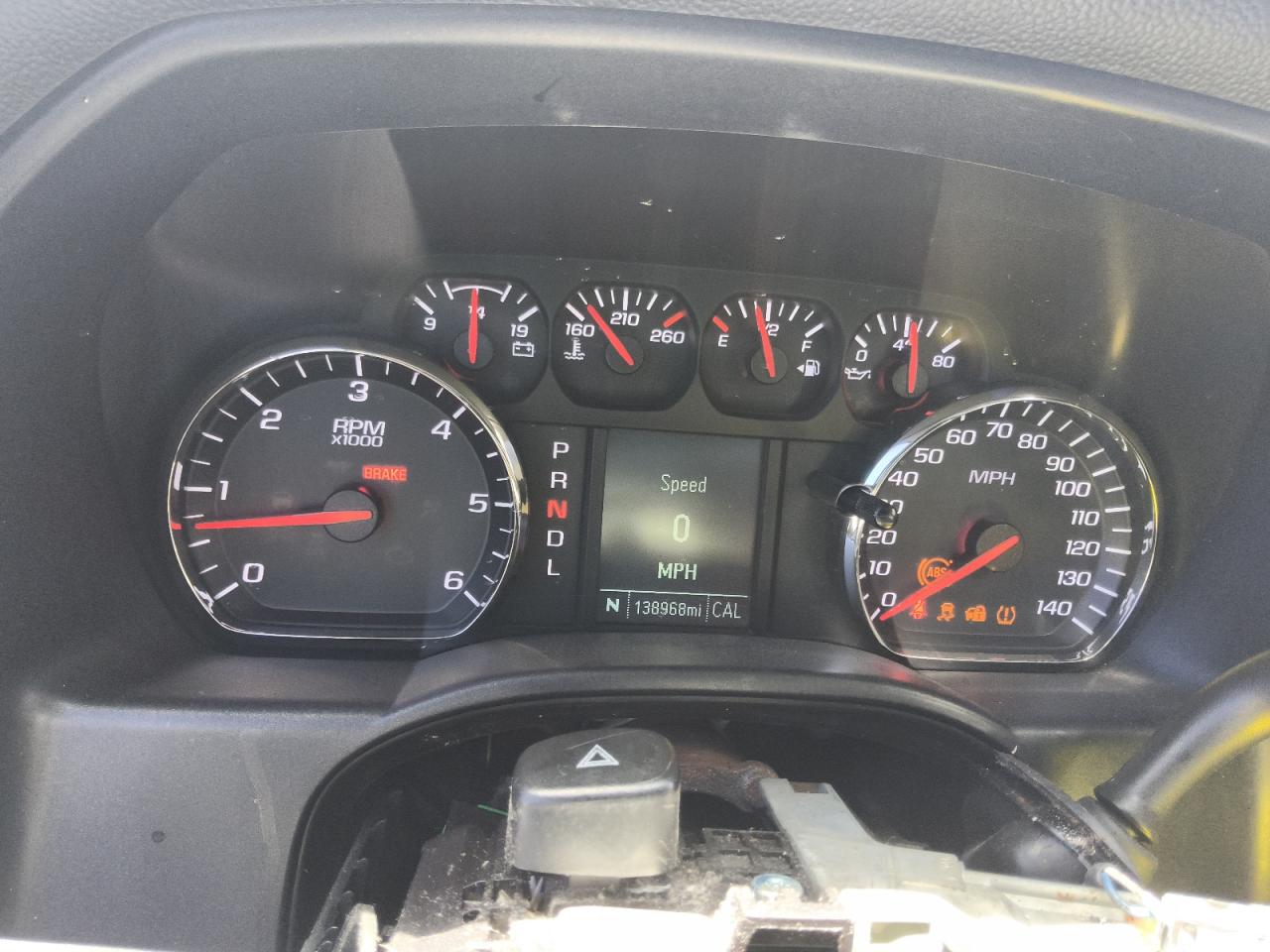 2018 Chevrolet Silverado C1500 Custom Черный vin: 1GCRCPEH0JZ123848 Damage: Warning Light - Abs, On, Unacceptable