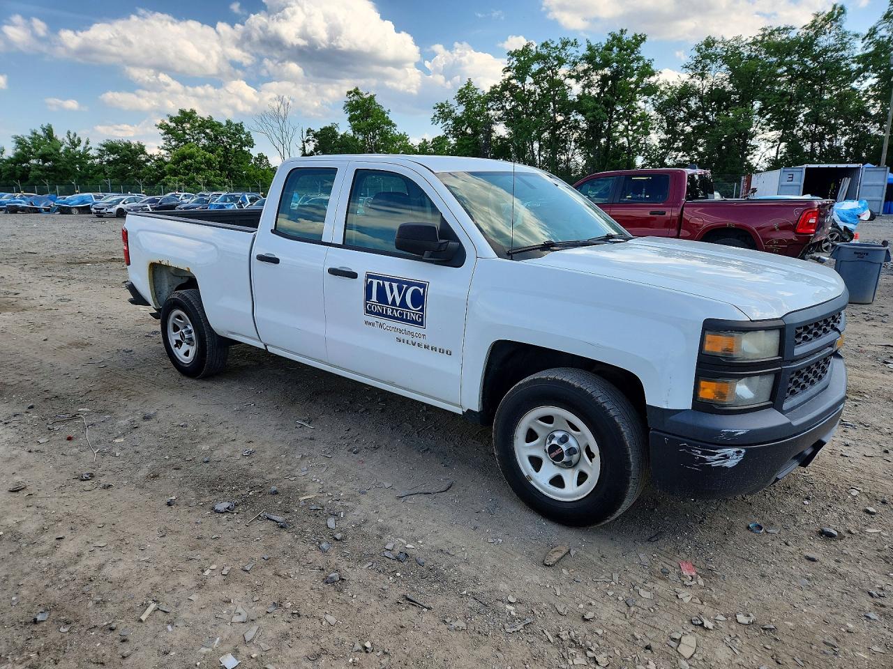 2014 Chevrolet Silverado C1500 White vin: 1GCRCPEH1EZ152216