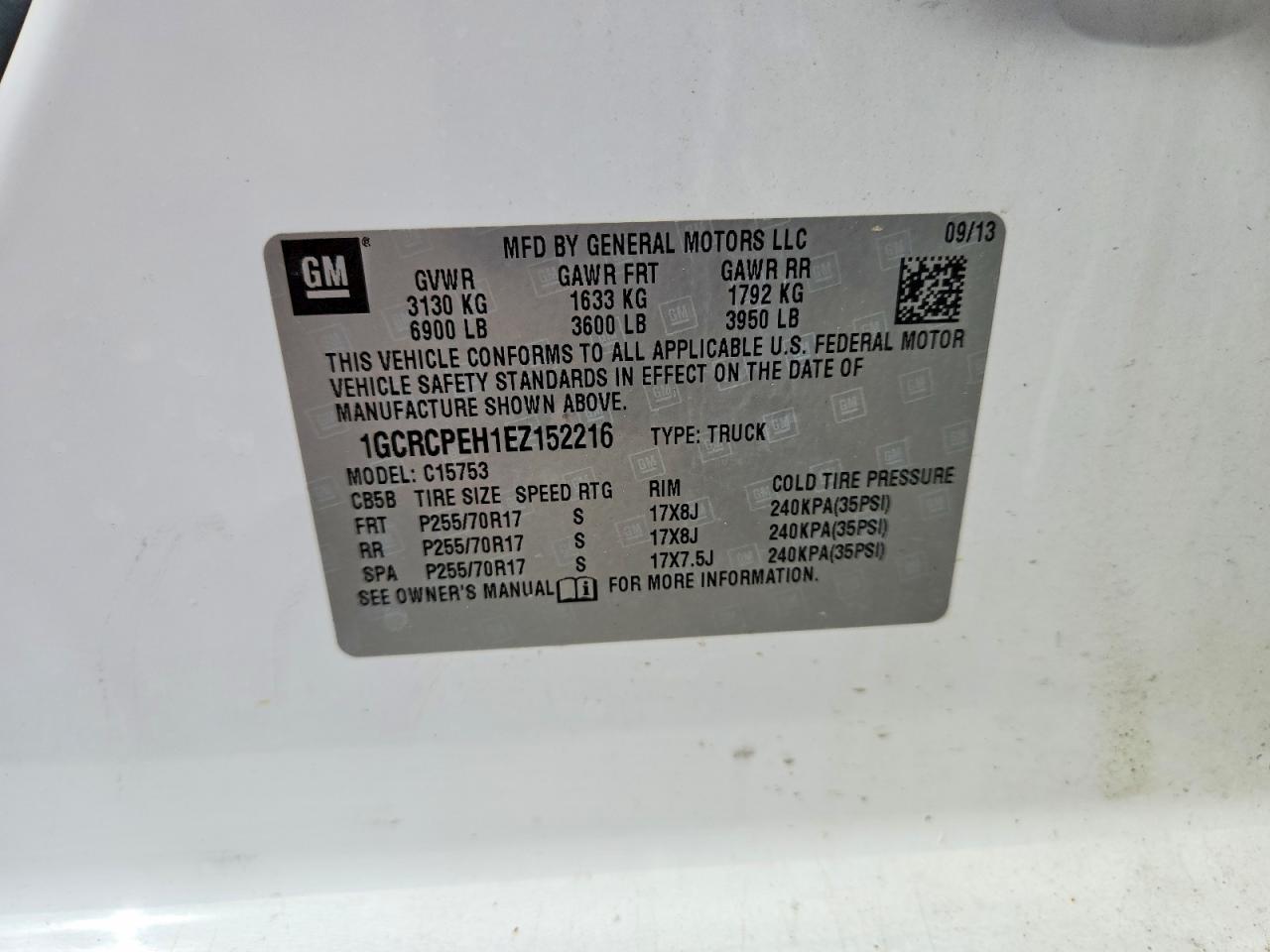 2014 Chevrolet Silverado C1500 White vin: 1GCRCPEH1EZ152216