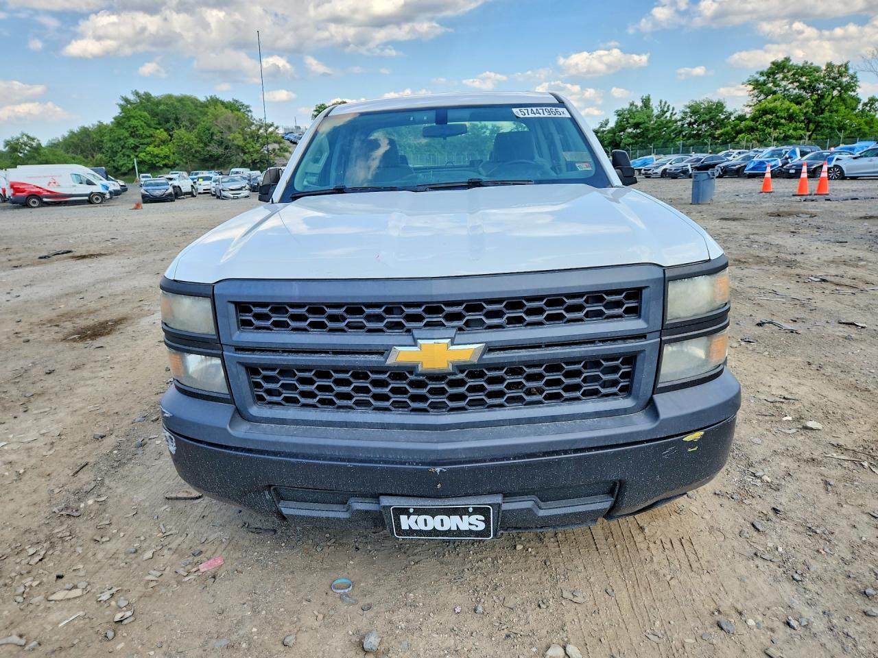 2014 Chevrolet Silverado C1500 White vin: 1GCRCPEH1EZ152216