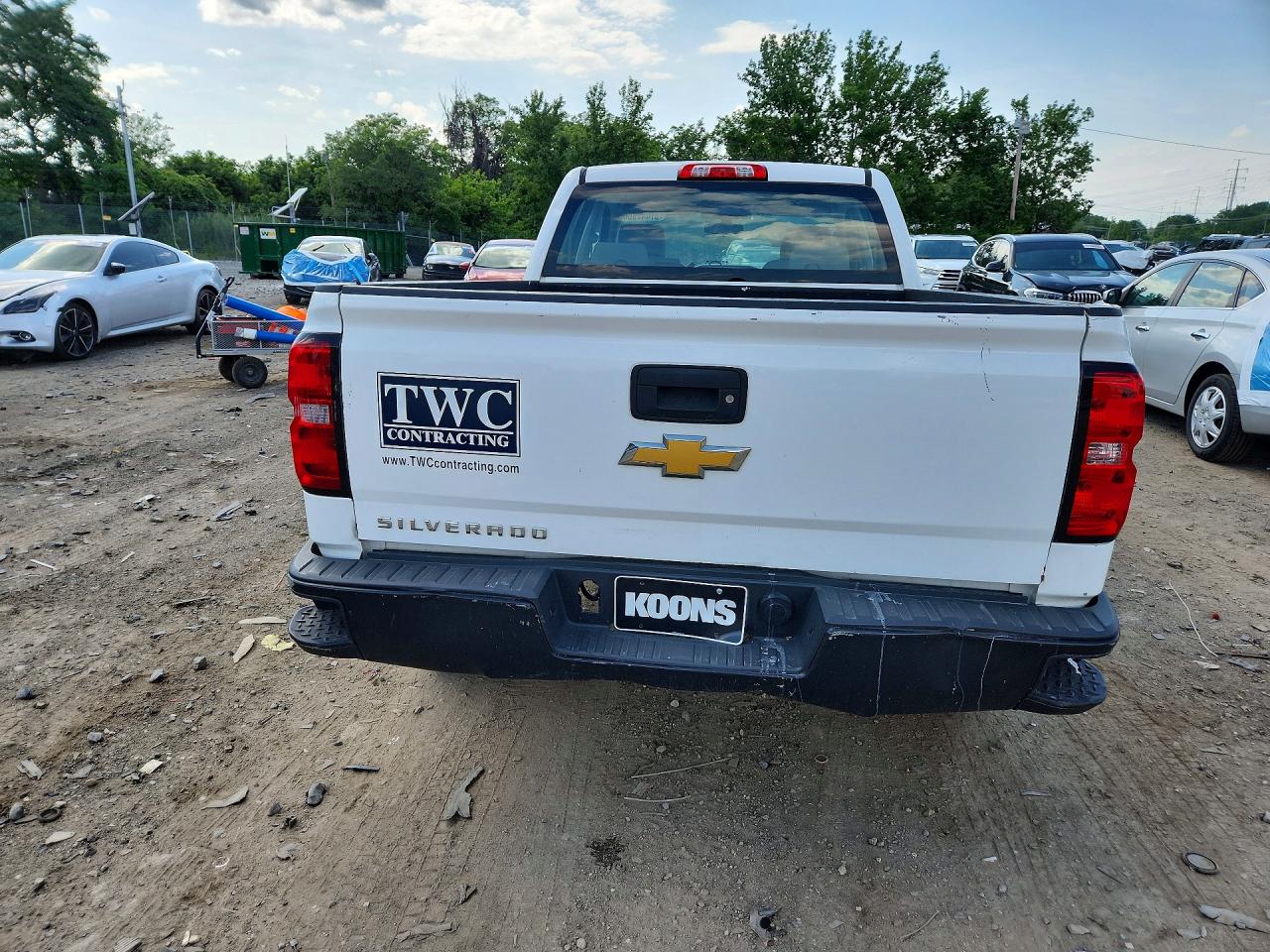 2014 Chevrolet Silverado C1500 White vin: 1GCRCPEH1EZ152216