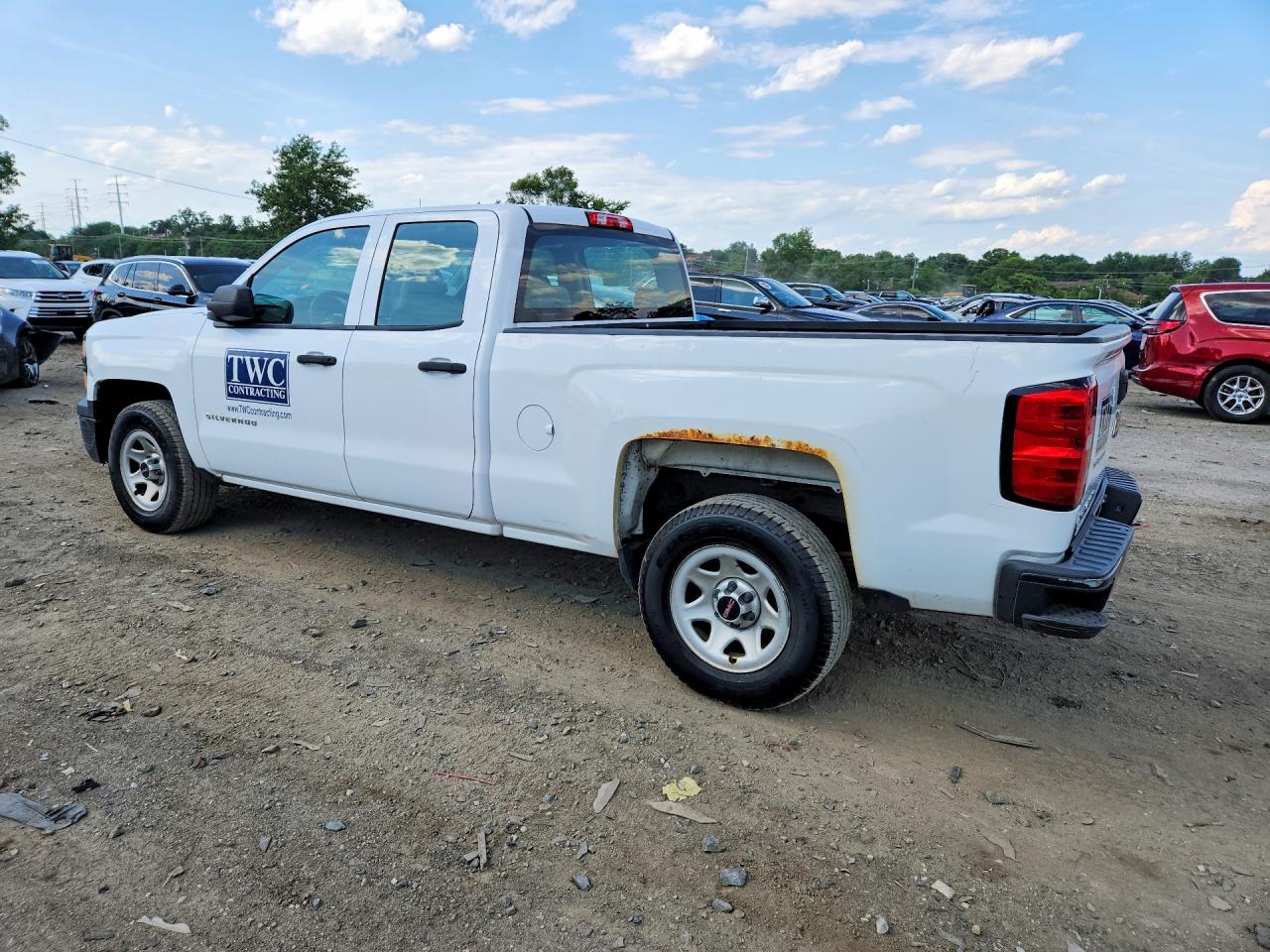 2014 Chevrolet Silverado C1500 White vin: 1GCRCPEH1EZ152216