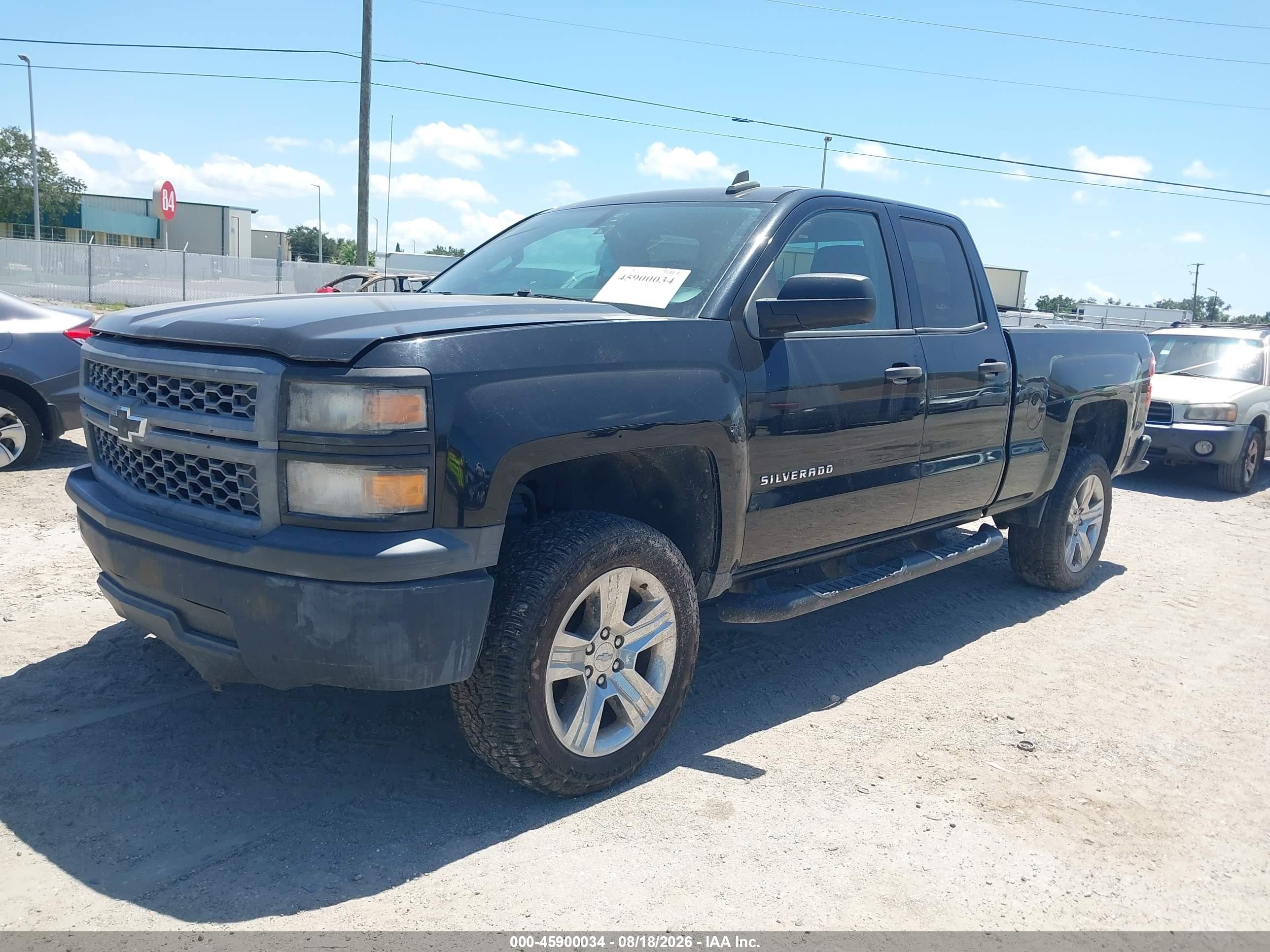 2015 Chevrolet Silverado 1500 Work Truck Black vin: 1GCRCPEH1FZ403270