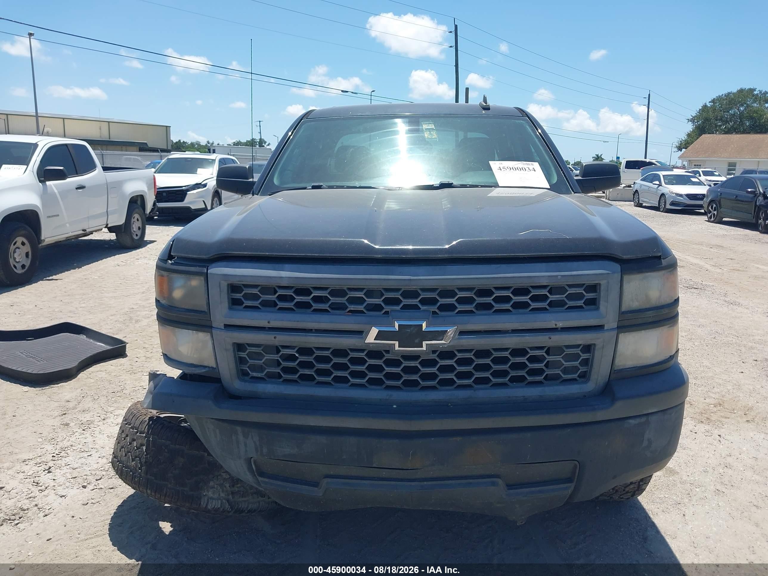 2015 Chevrolet Silverado 1500 Work Truck Black vin: 1GCRCPEH1FZ403270