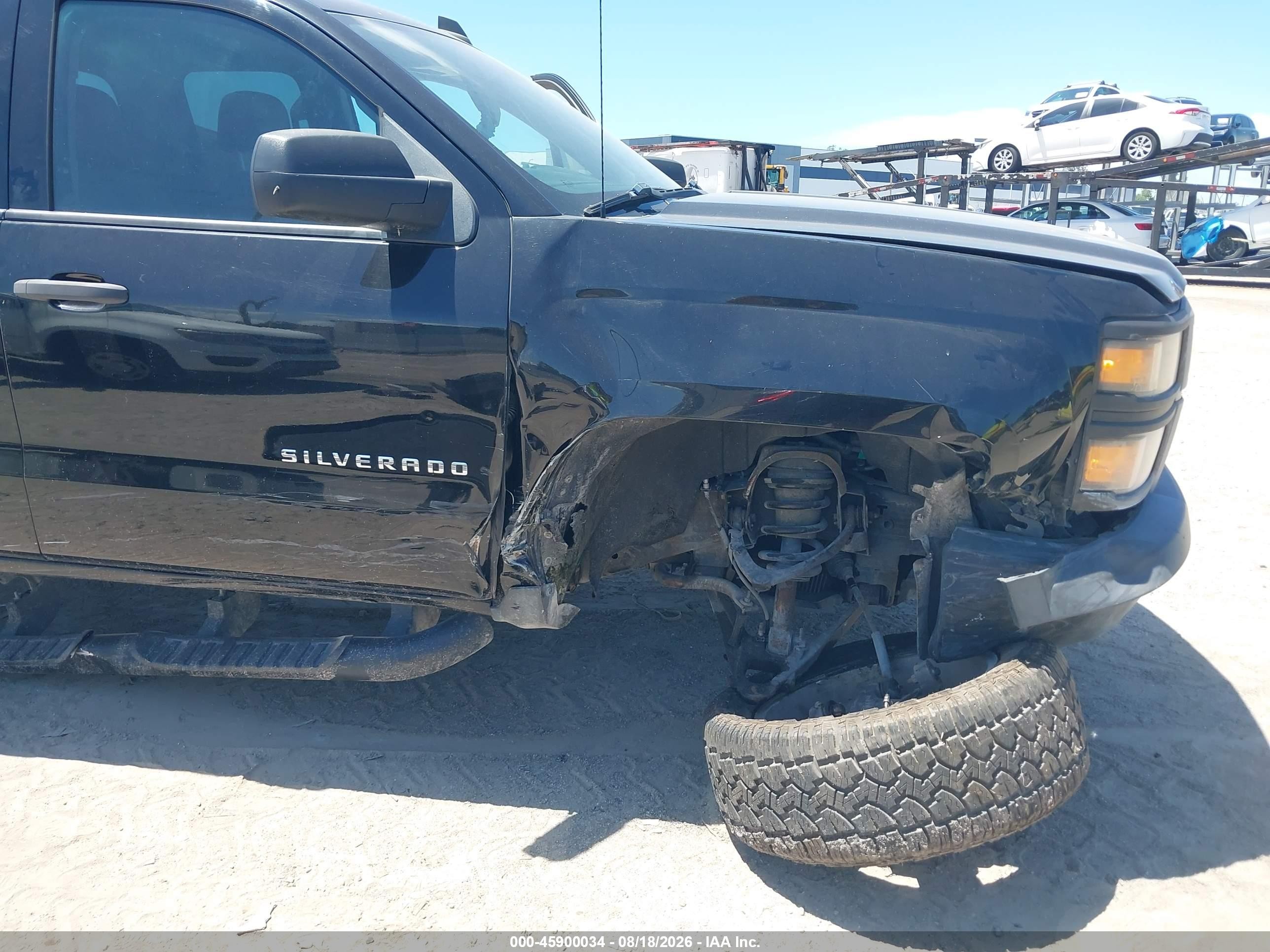 2015 Chevrolet Silverado 1500 Work Truck Black vin: 1GCRCPEH1FZ403270