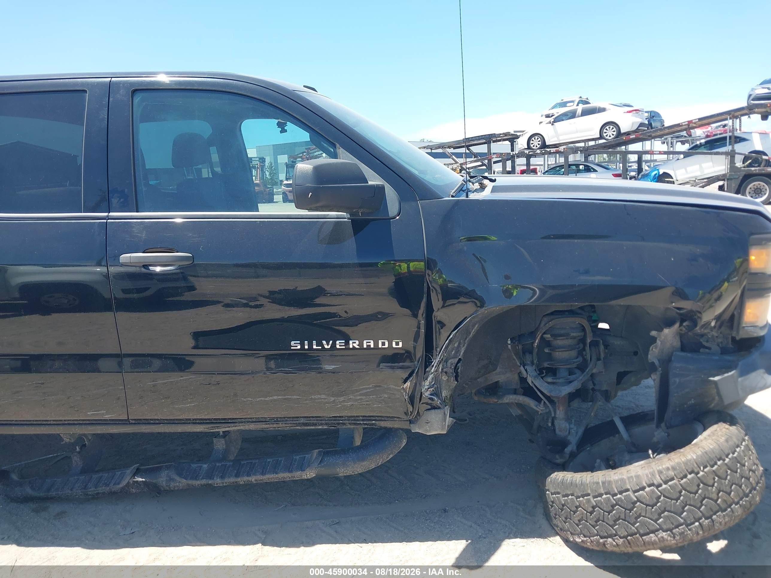 2015 Chevrolet Silverado 1500 Work Truck Black vin: 1GCRCPEH1FZ403270
