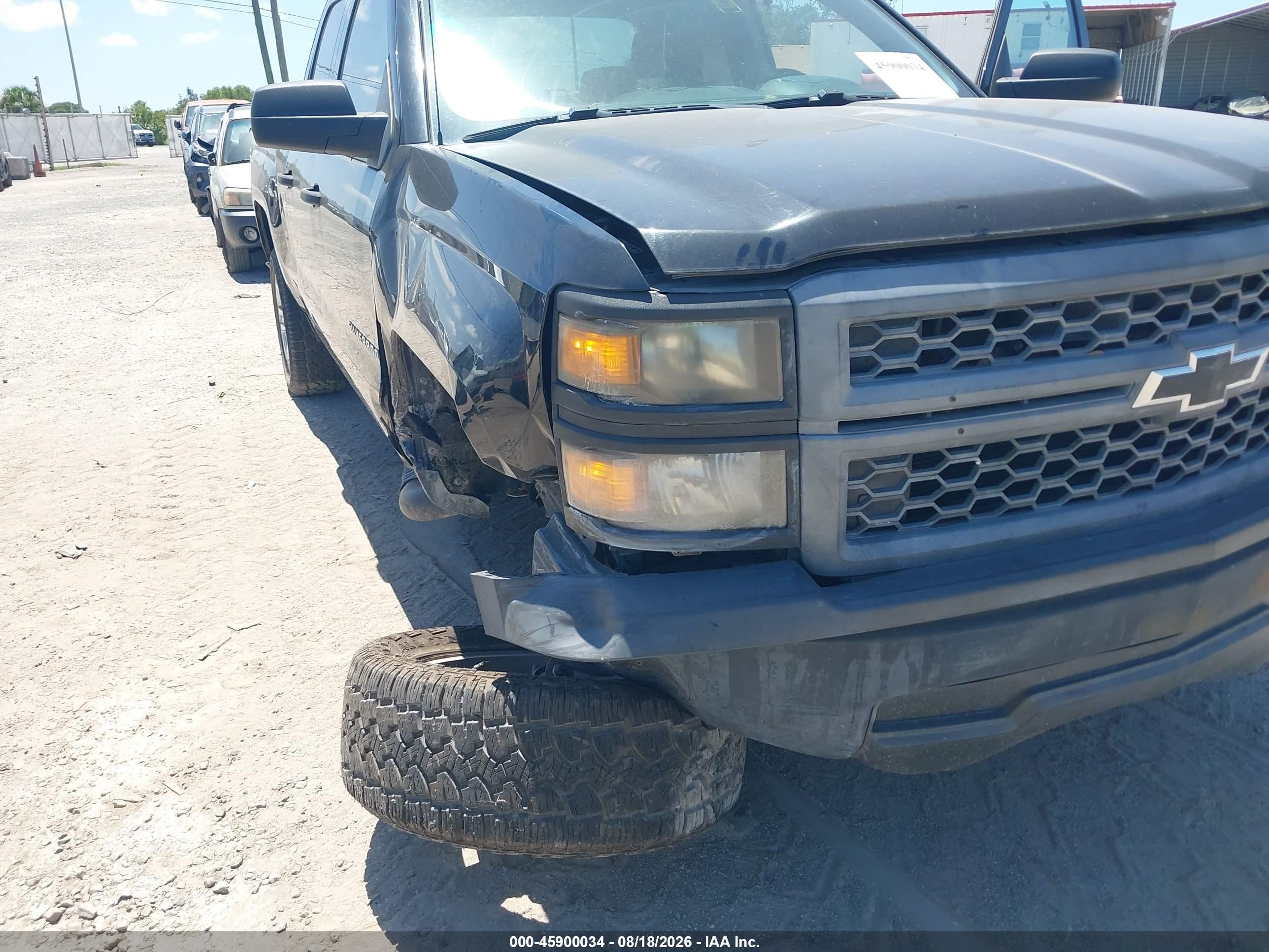 2015 Chevrolet Silverado 1500 Work Truck Black vin: 1GCRCPEH1FZ403270