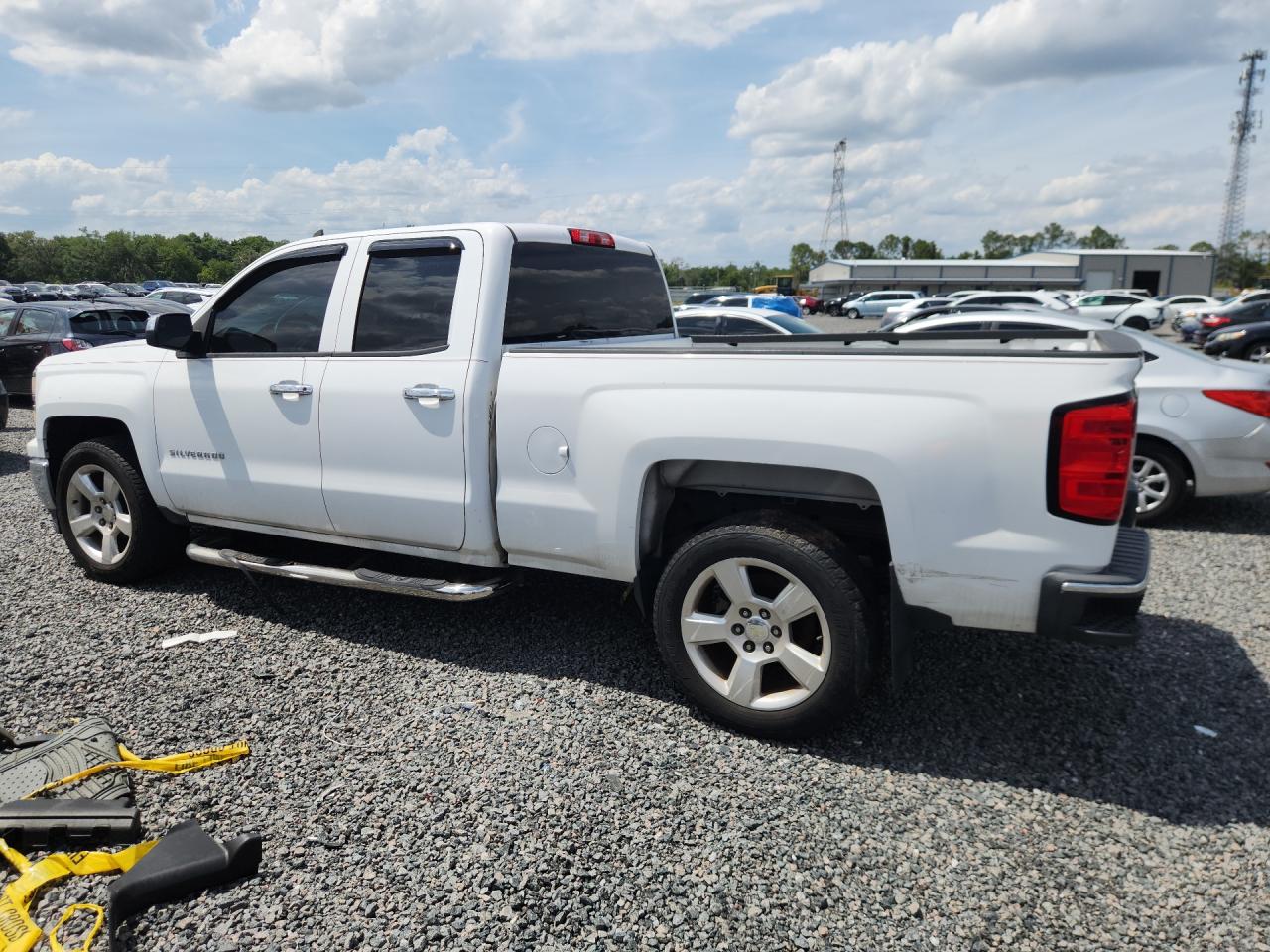 2015 Chevrolet Silverado C1500 Белый vin: 1GCRCPEH1FZ404676