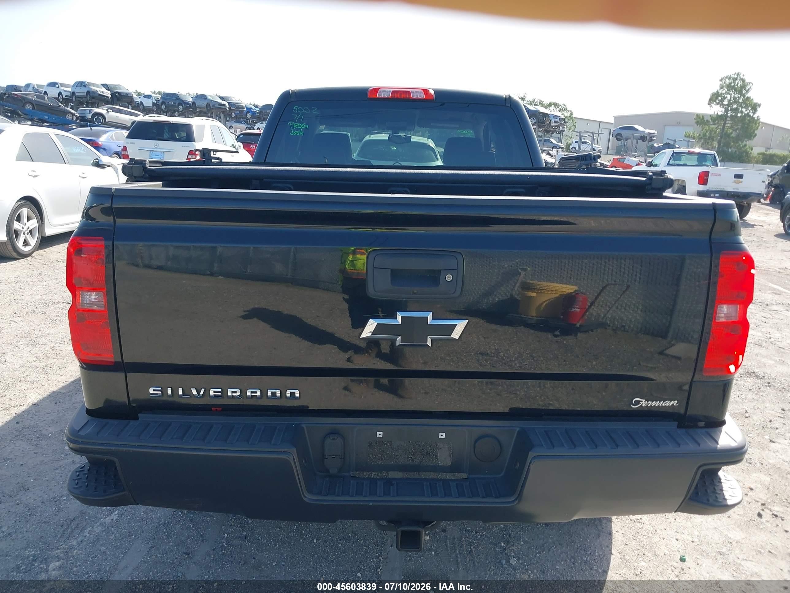 2015 Chevrolet Silverado 1500 Work Truck Black vin: 1GCRCPEH1FZ417217