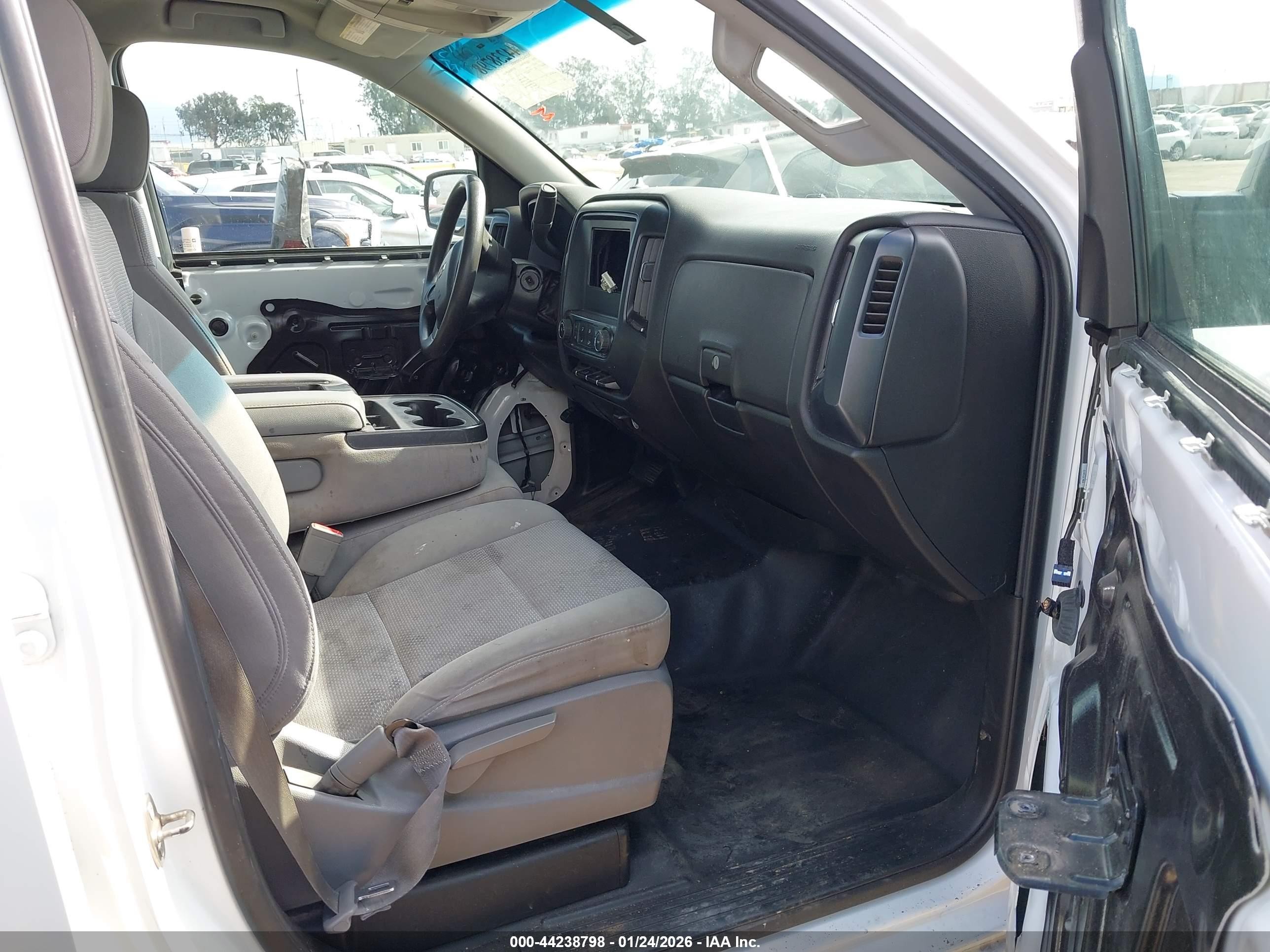2014 Chevrolet Silverado 1500 Work Truck 1wt White vin: 1GCRCPEH2EZ157912