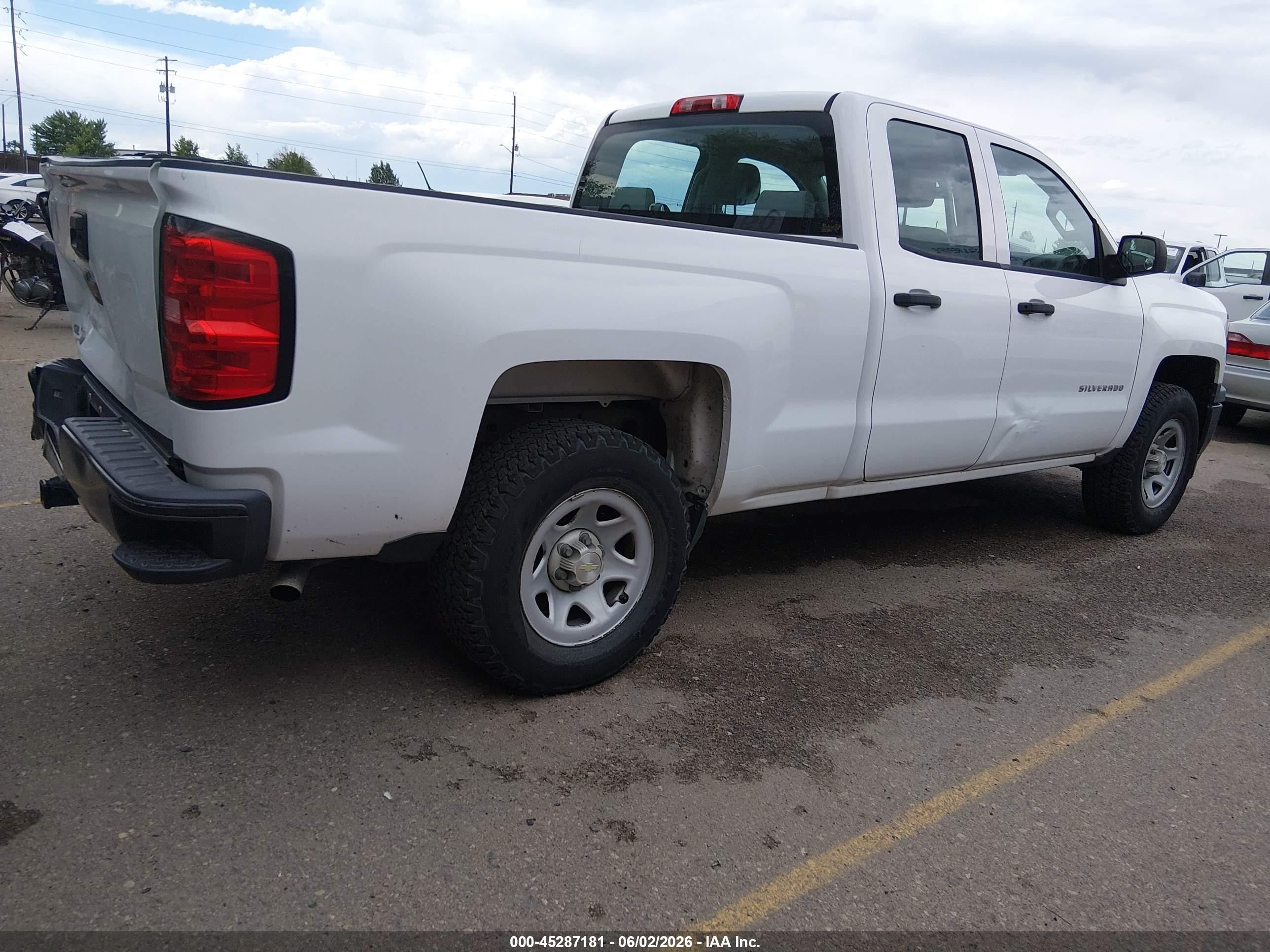 2014 Chevrolet Silverado 1500 Work Truck 1wt Белый vin: 1GCRCPEH2EZ231152
