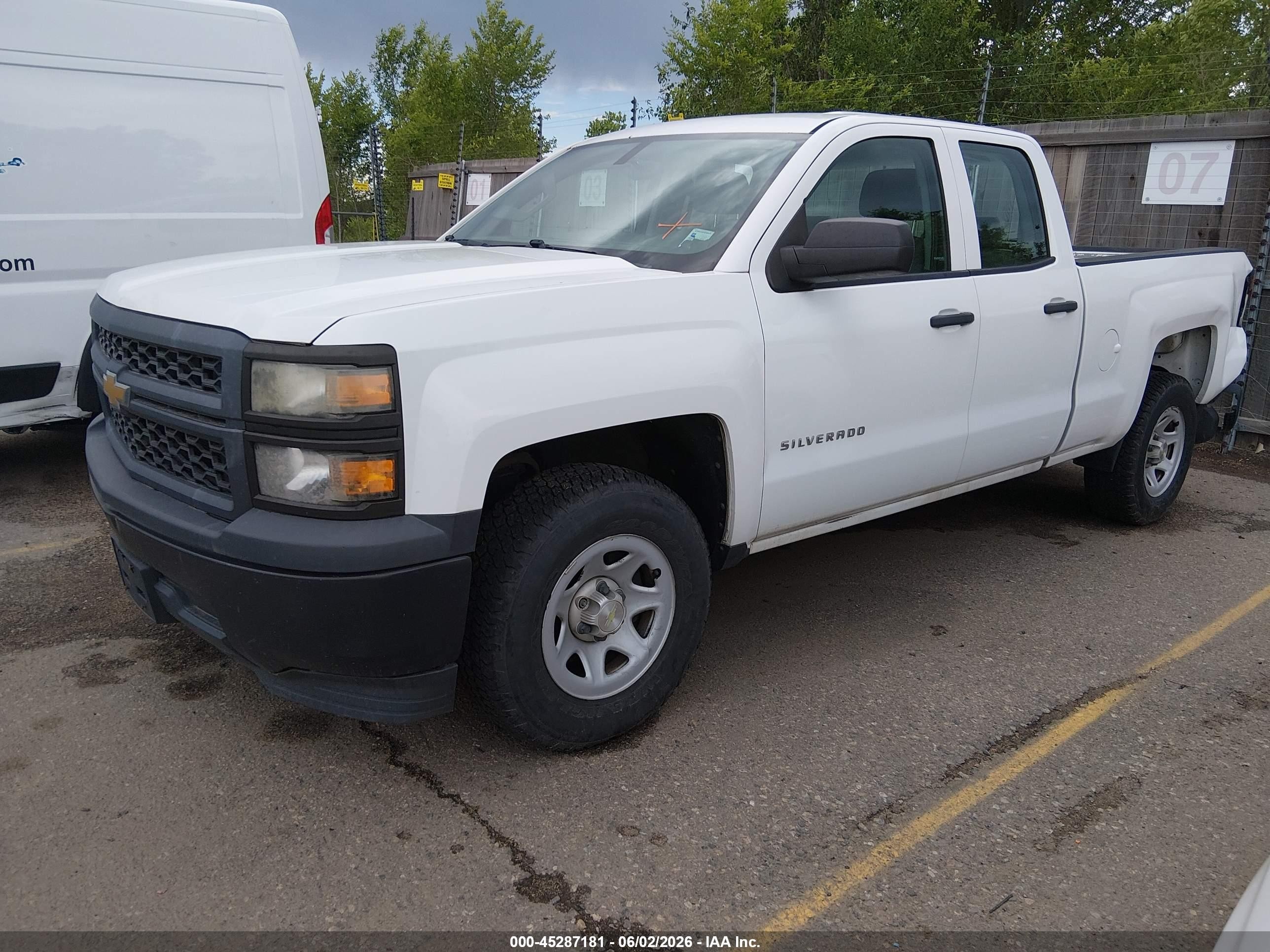 2014 Chevrolet Silverado 1500 Work Truck 1wt Белый vin: 1GCRCPEH2EZ231152