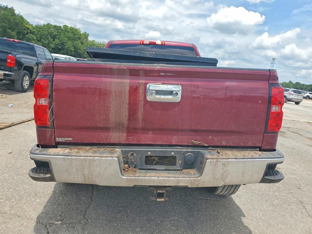 2014 Chevrolet Silverado C1500 Бордовый vin: 1GCRCPEH2EZ414941