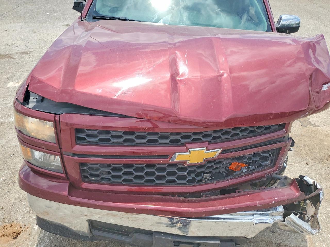 2014 Chevrolet Silverado C1500 Бордовый vin: 1GCRCPEH2EZ414941