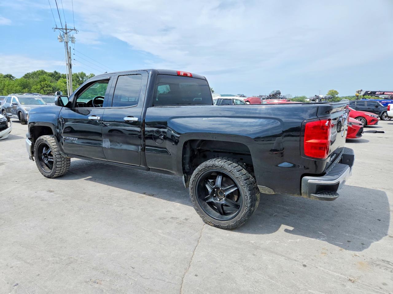 2015 Chevrolet Silverado C1500 Black vin: 1GCRCPEH2FZ186392
