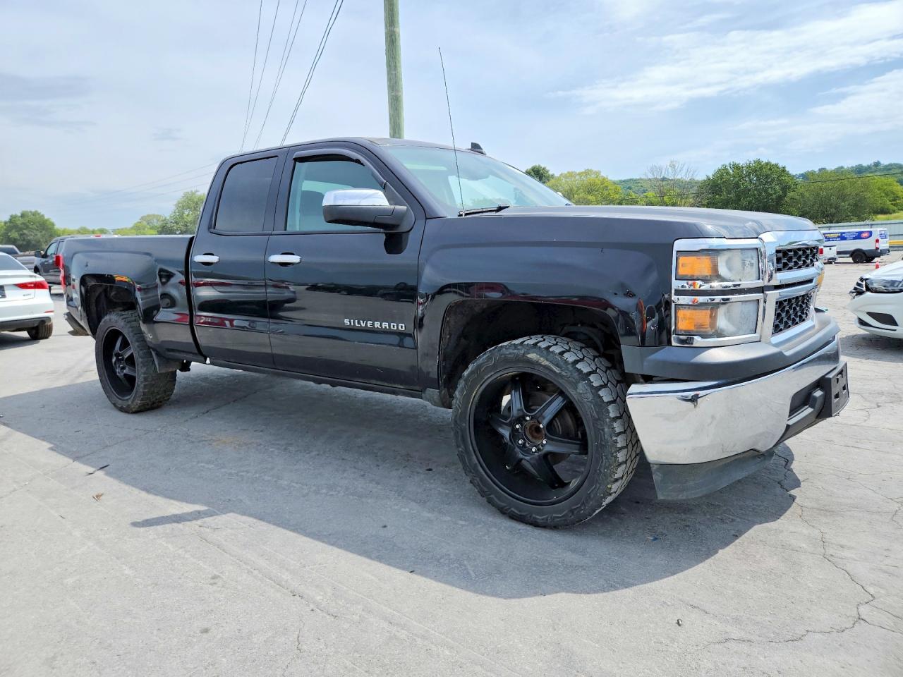 2015 Chevrolet Silverado C1500 Black vin: 1GCRCPEH2FZ186392