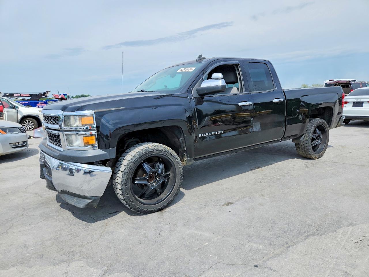 2015 Chevrolet Silverado C1500 Black vin: 1GCRCPEH2FZ186392