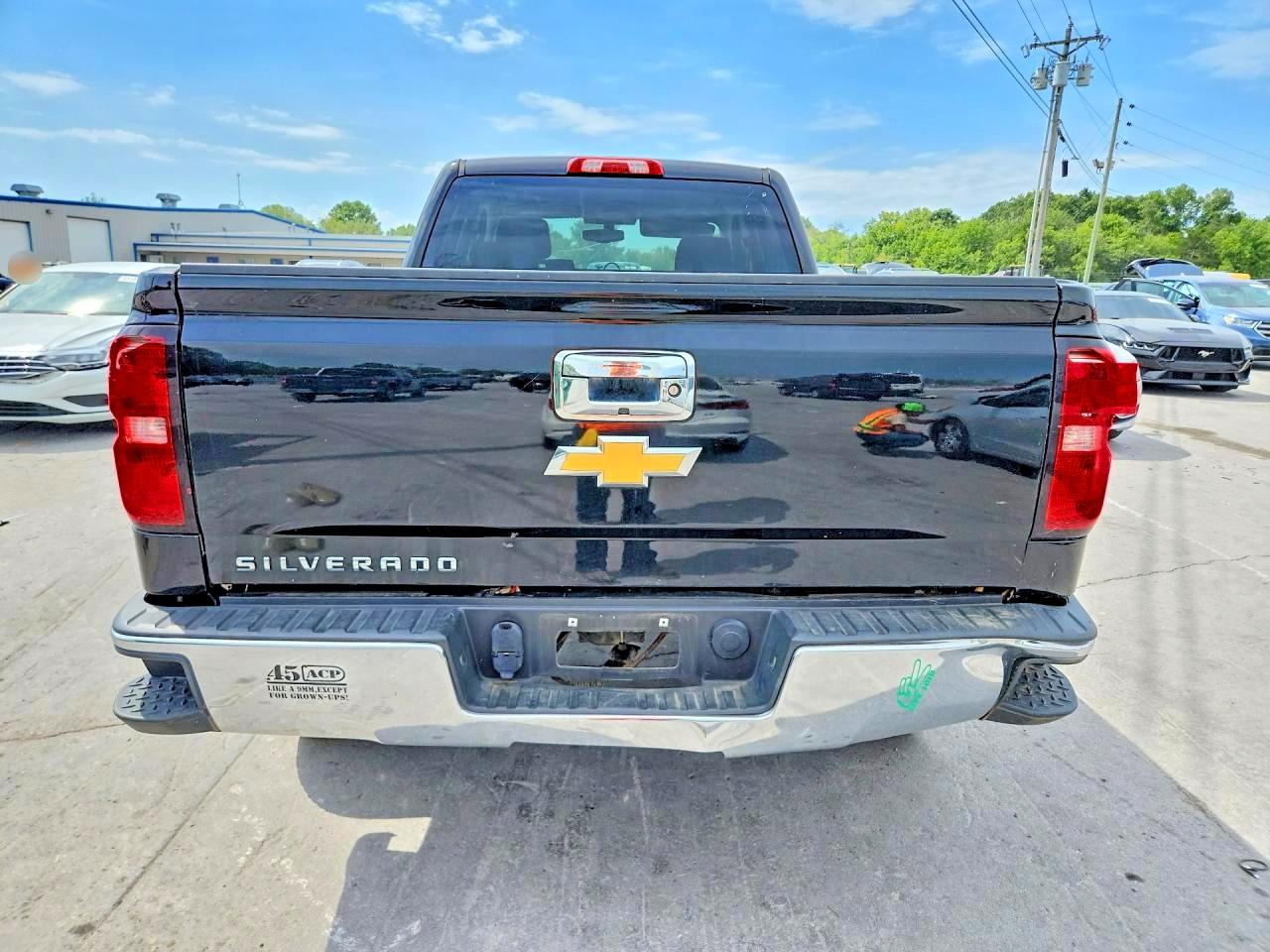 2015 Chevrolet Silverado C1500 Black vin: 1GCRCPEH2FZ186392