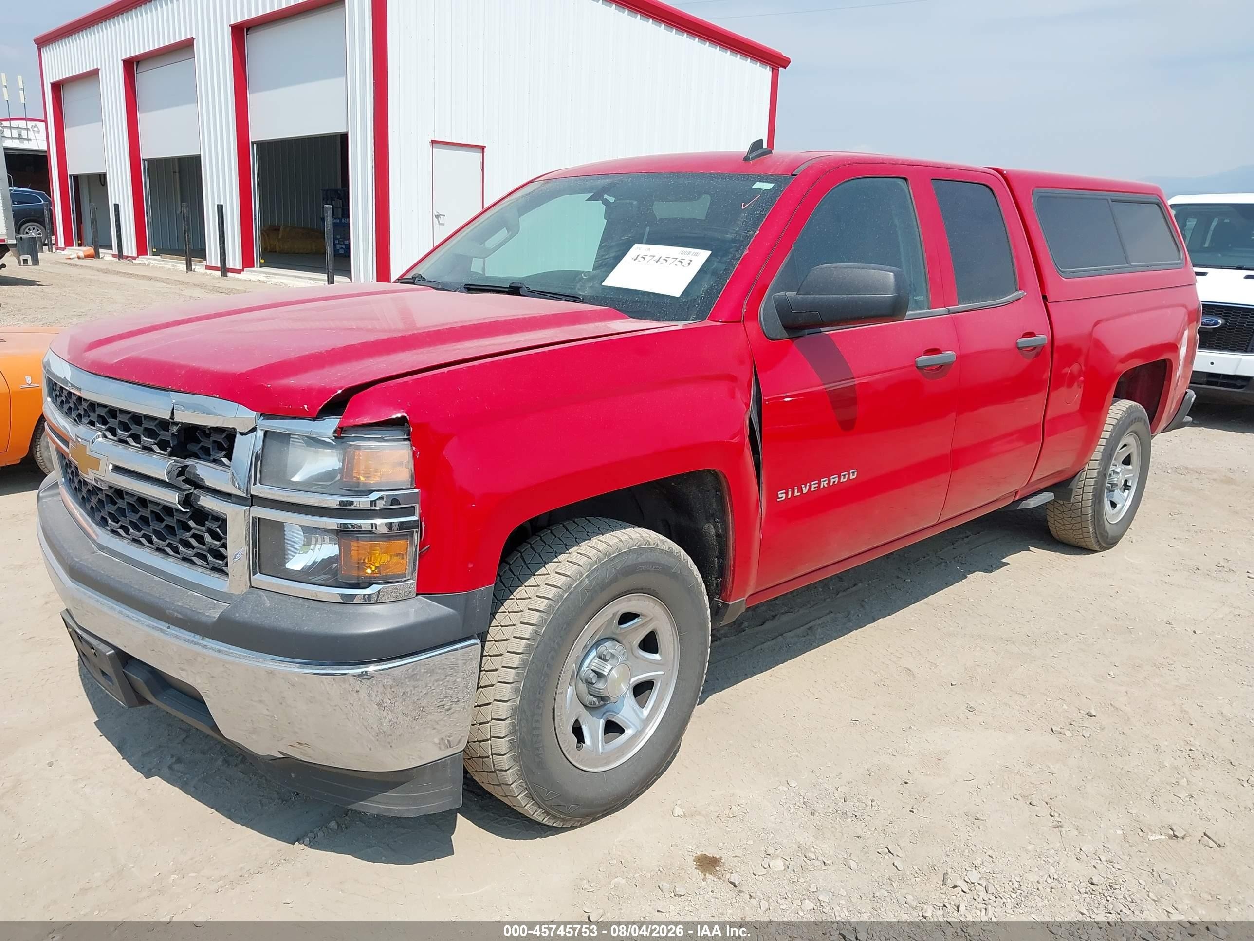 2014 Chevrolet Silverado 1500 Work Truck Красный vin: 1GCRCPEH3EZ316954