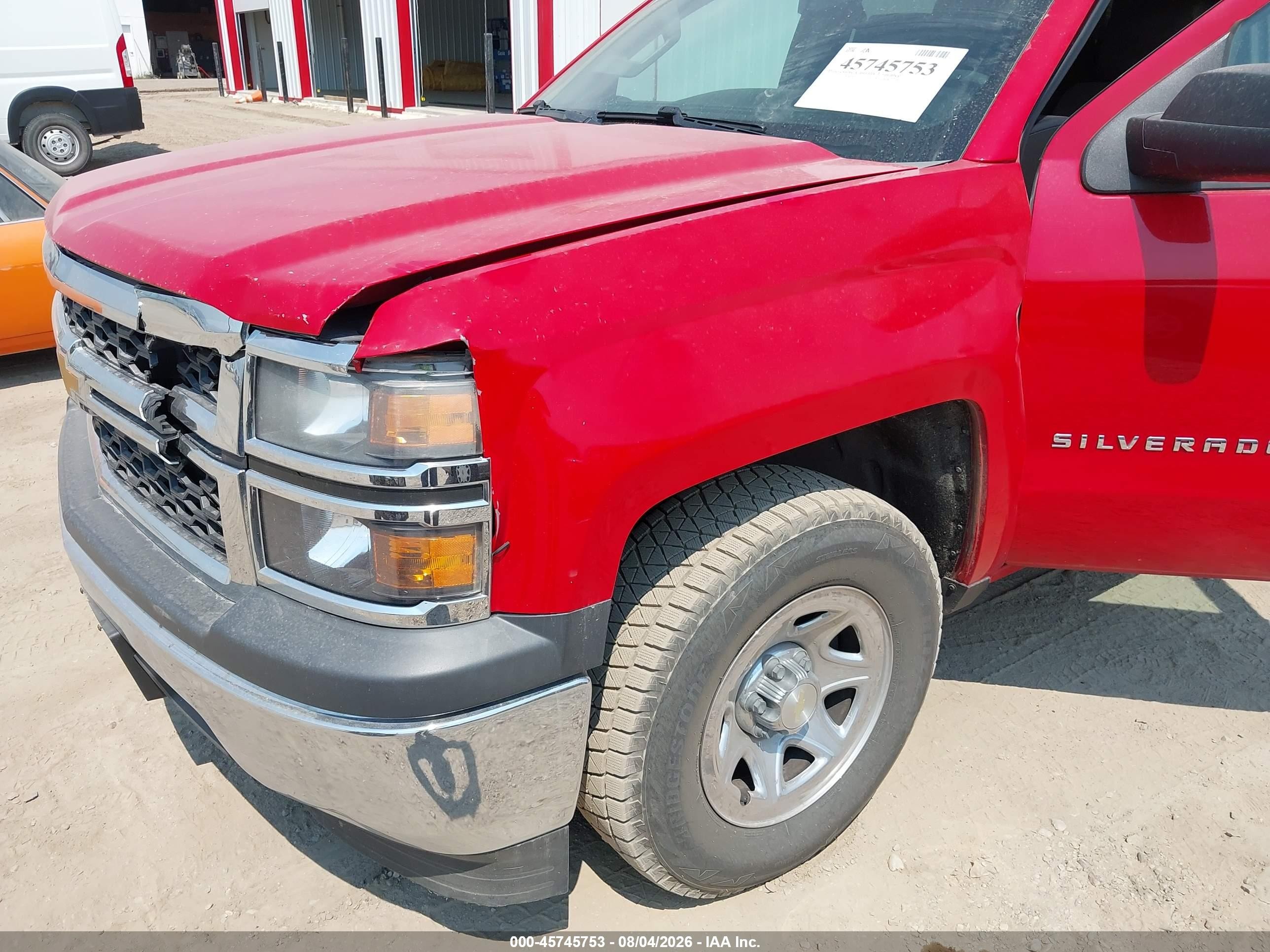 2014 Chevrolet Silverado 1500 Work Truck Красный vin: 1GCRCPEH3EZ316954