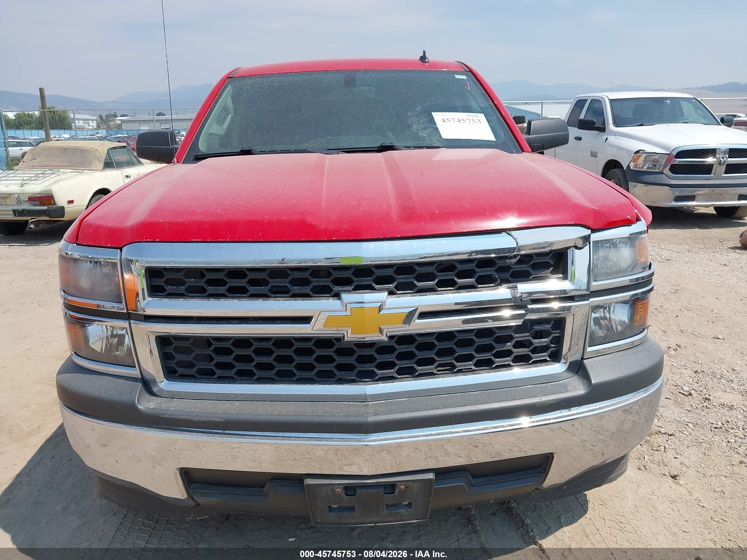 2014 Chevrolet Silverado 1500 Work Truck Красный vin: 1GCRCPEH3EZ316954