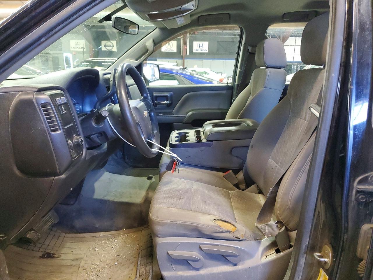 2015 Chevrolet Silverado C1500 Black vin: 1GCRCPEH3FZ171304