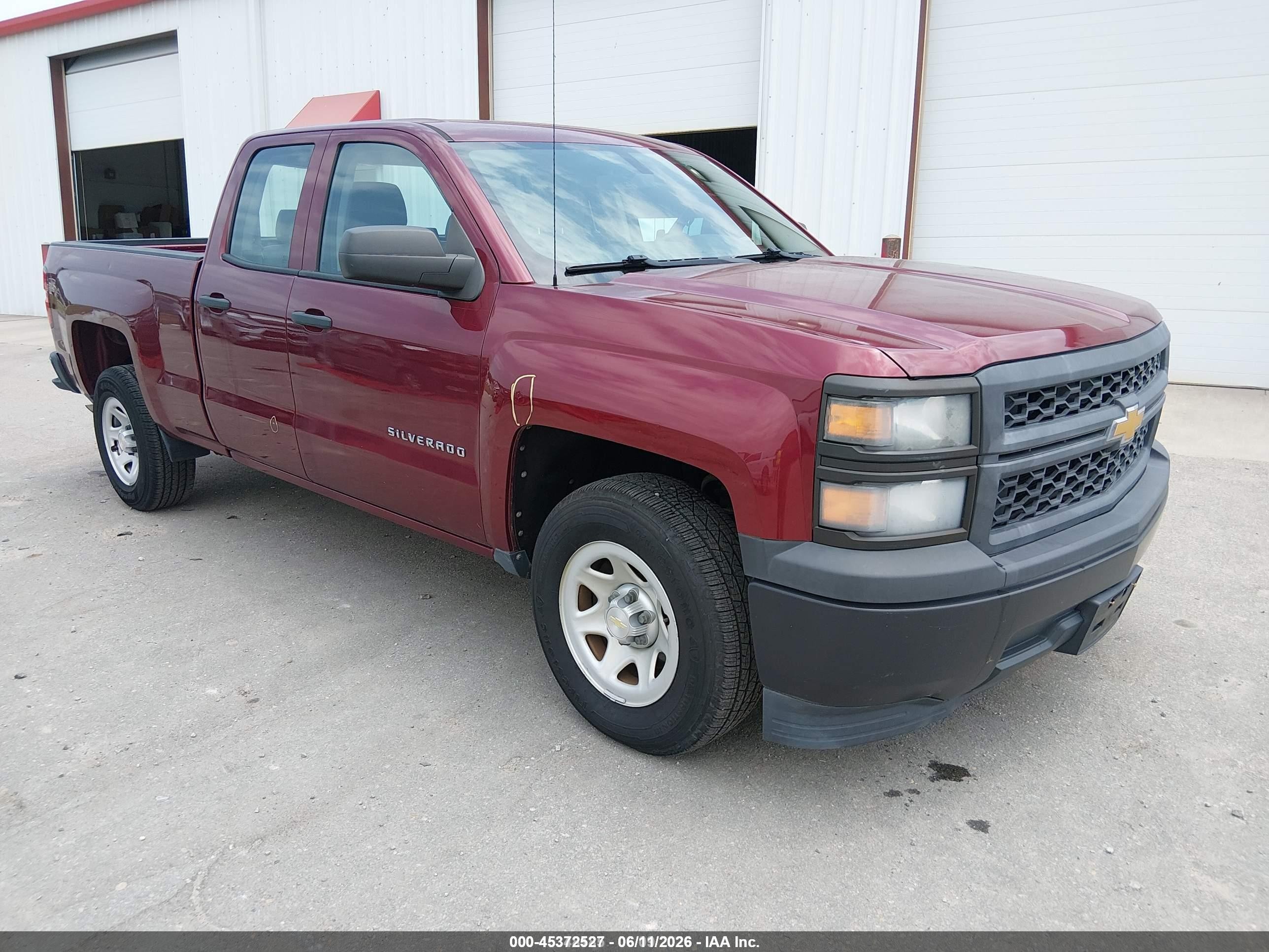 2015 Chevrolet Silverado 1500 Wt Burgundy vin: 1GCRCPEH3FZ348496