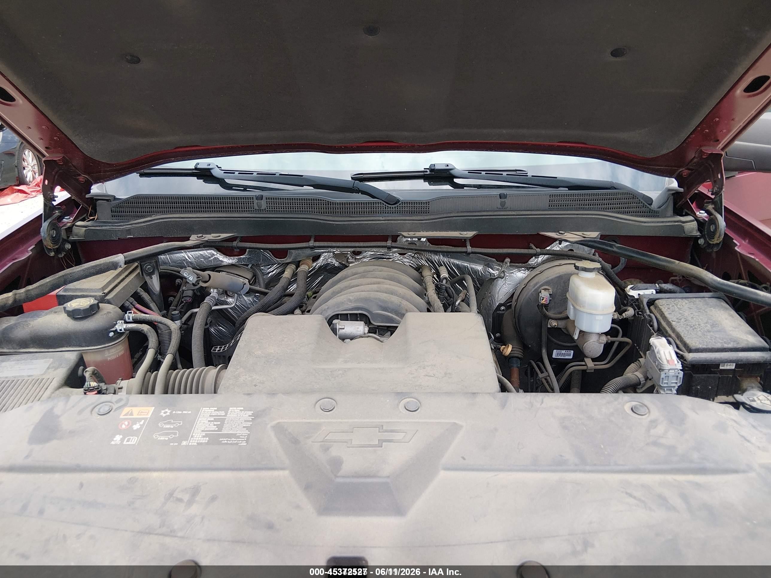 2015 Chevrolet Silverado 1500 Wt Burgundy vin: 1GCRCPEH3FZ348496