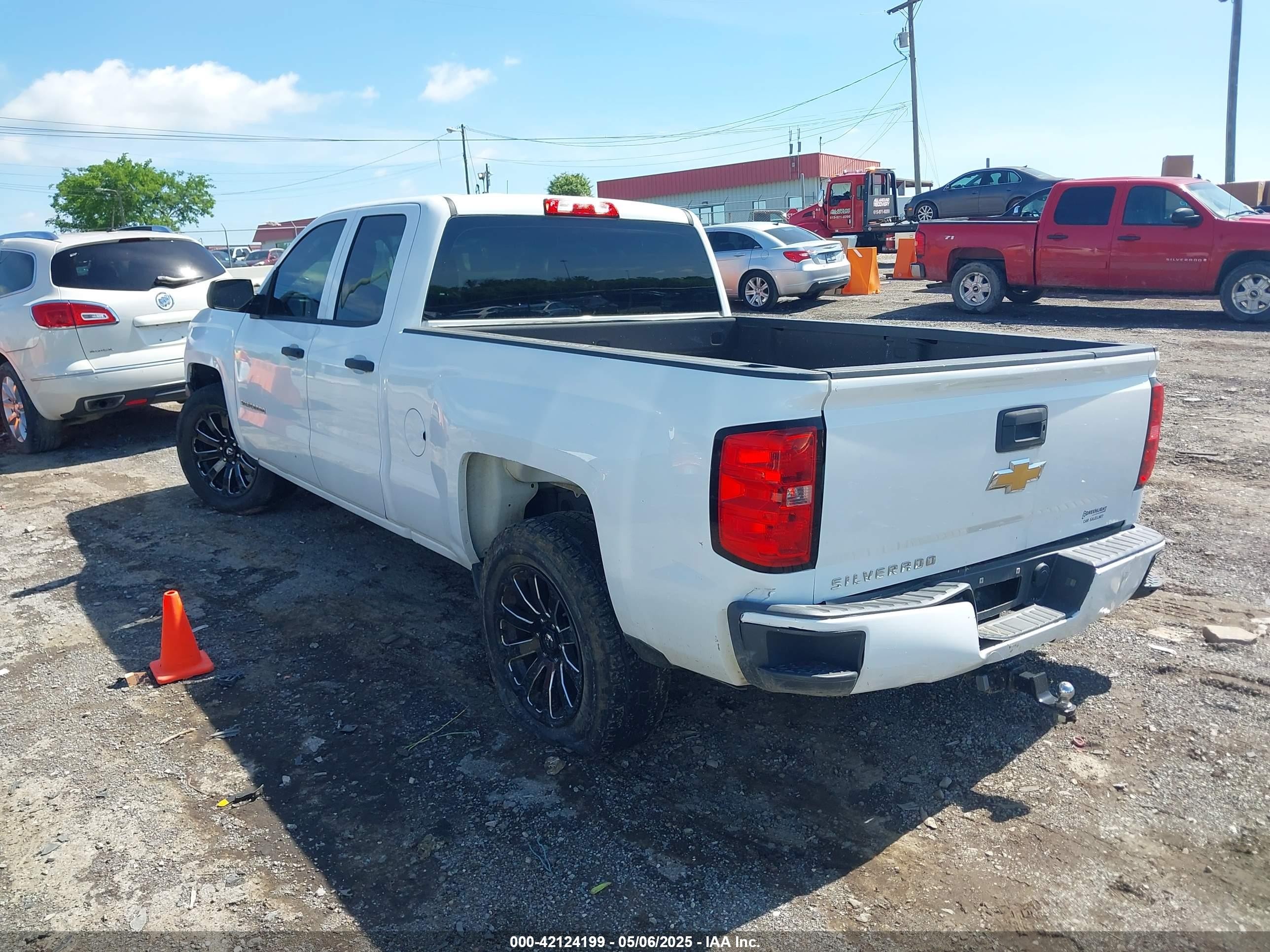 2014 Chevrolet Silverado 1500 Work Truck 1wt White vin: 1GCRCPEH4EZ260524