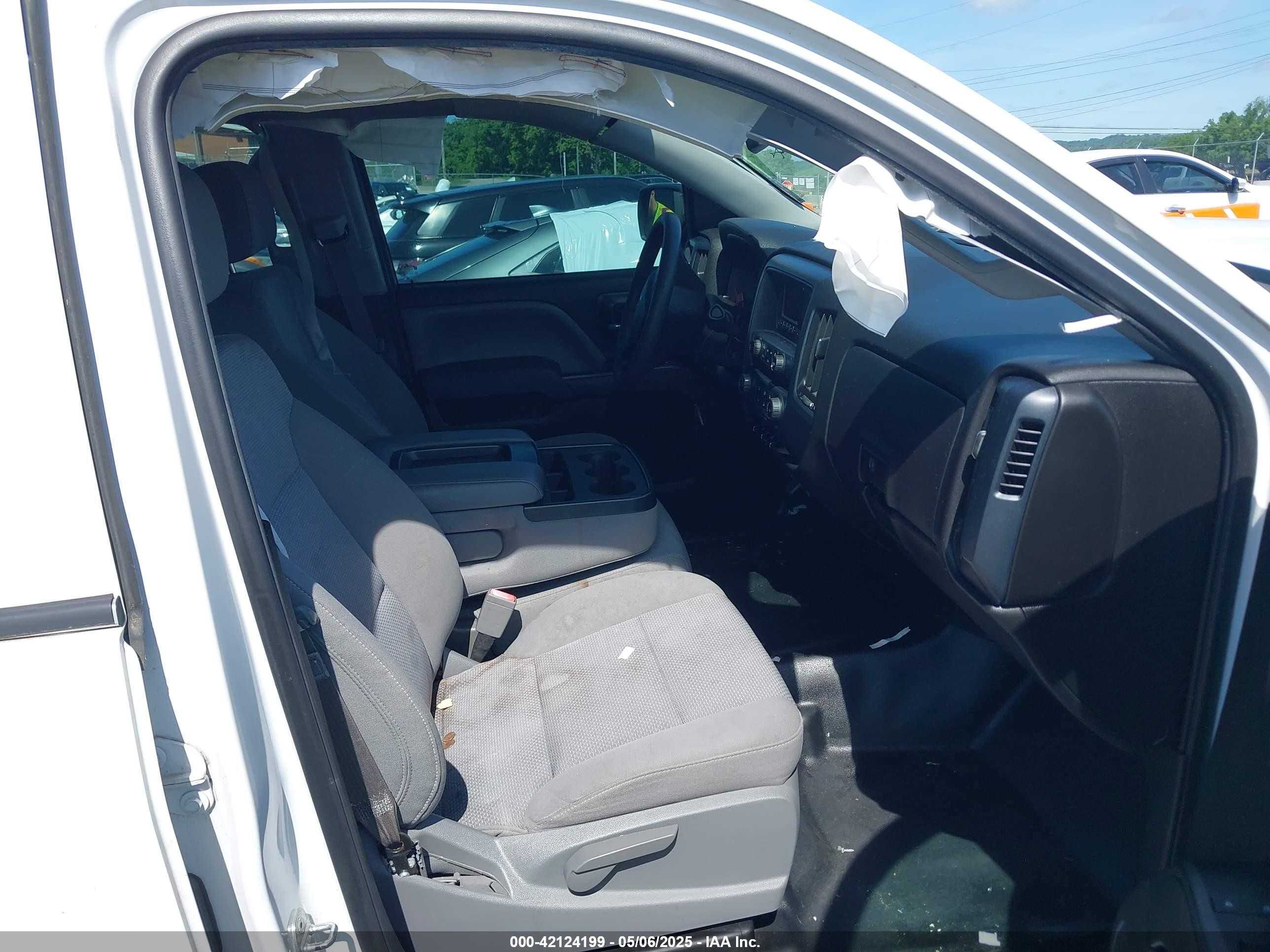 2014 Chevrolet Silverado 1500 Work Truck 1wt White vin: 1GCRCPEH4EZ260524