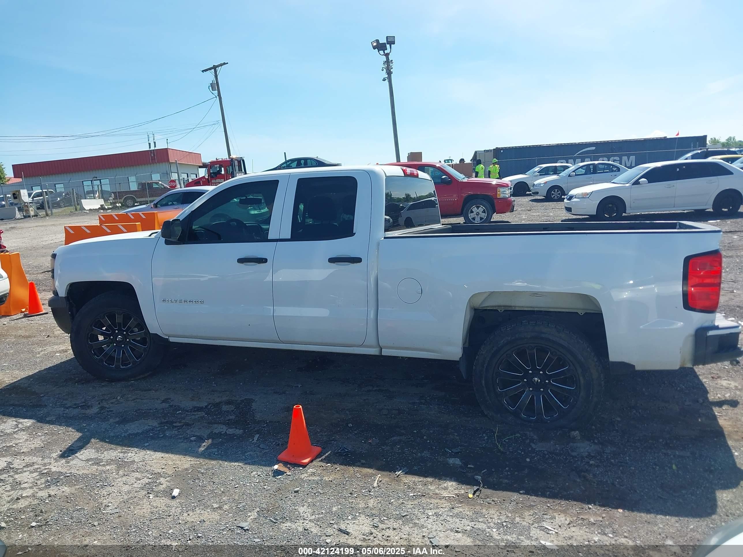 2014 Chevrolet Silverado 1500 Work Truck 1wt White vin: 1GCRCPEH4EZ260524