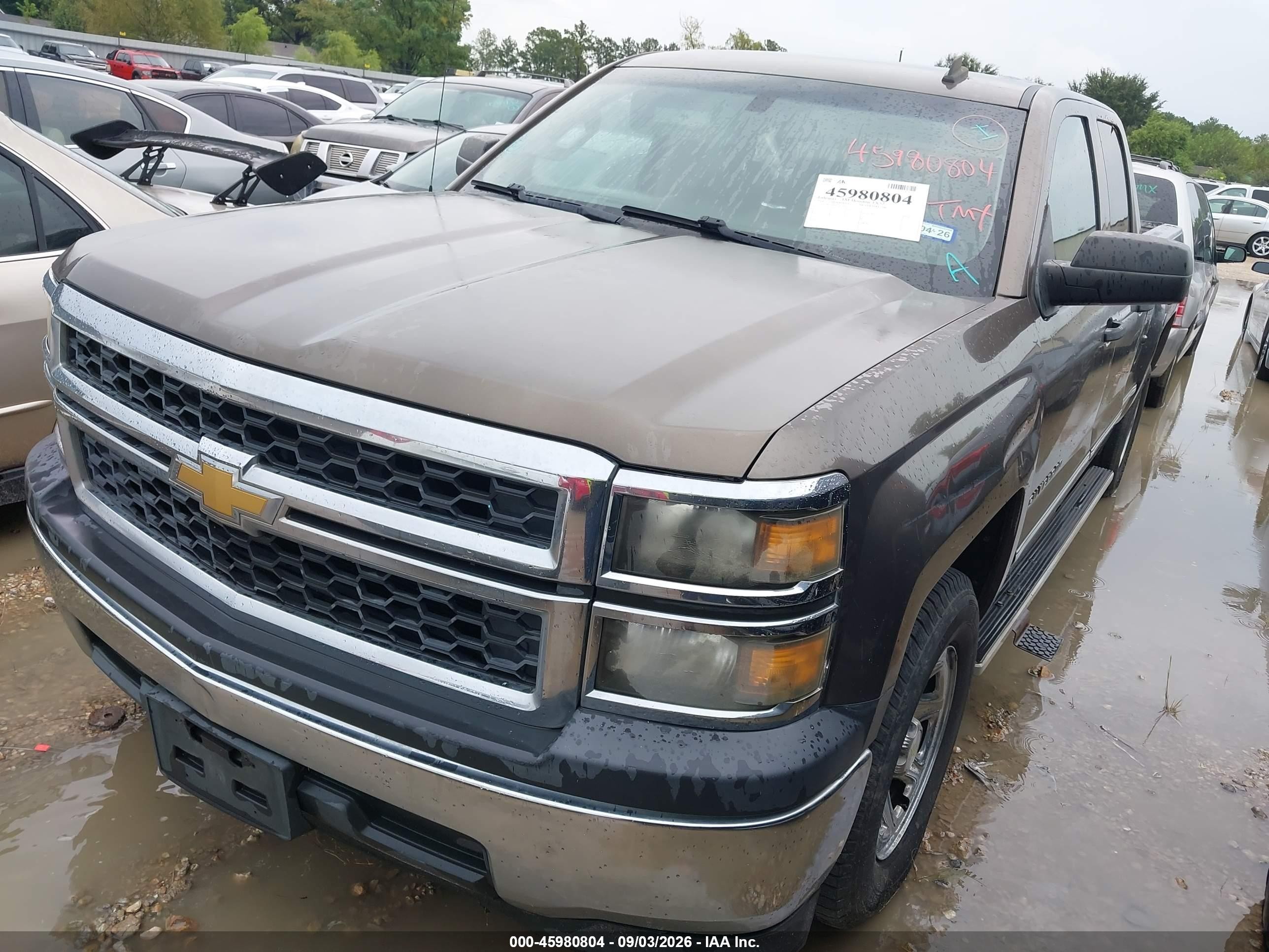 2014 Chevrolet Silverado 1500 Work Truck 2wt Brown vin: 1GCRCPEH4EZ412995