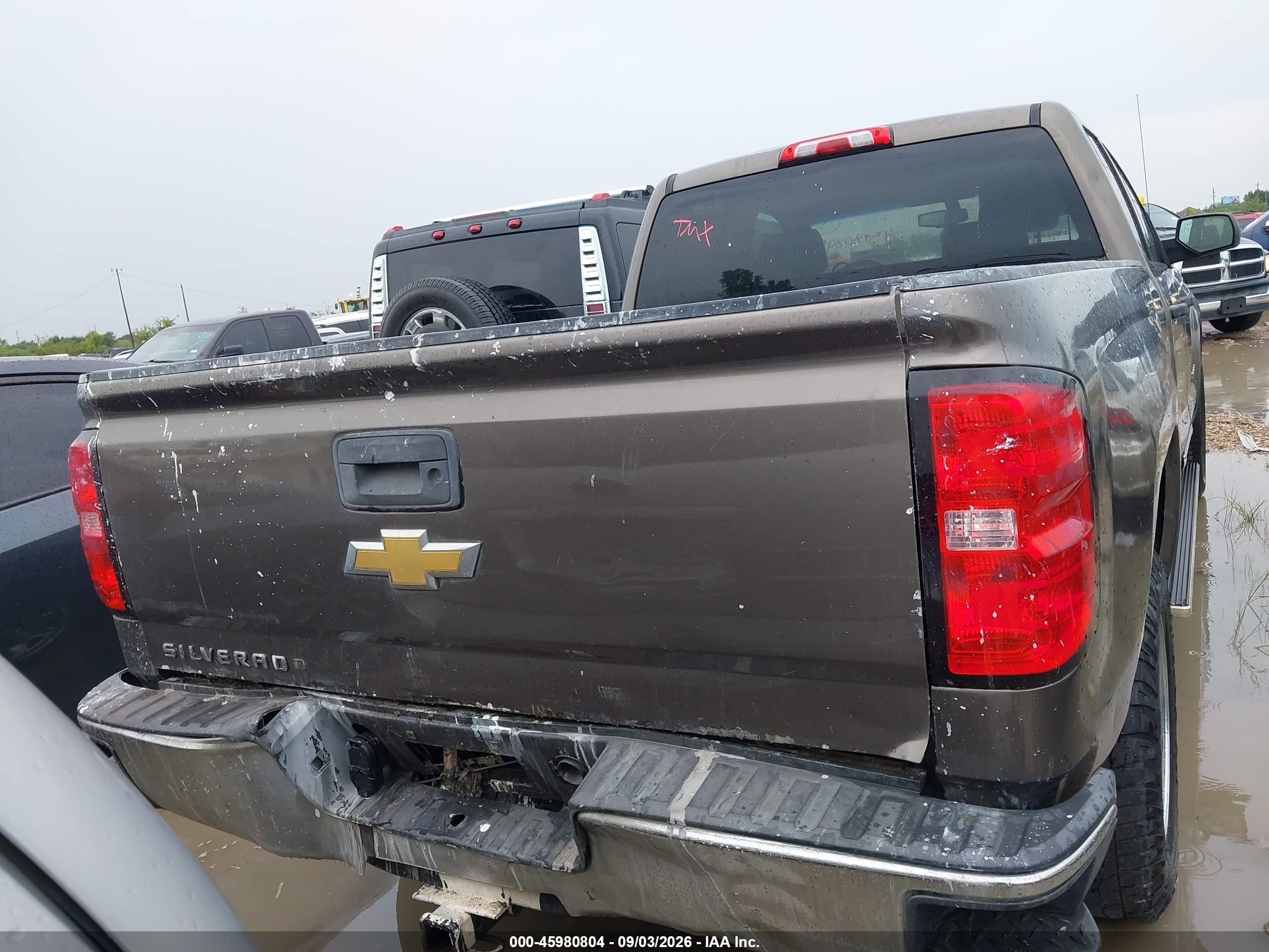 2014 Chevrolet Silverado 1500 Work Truck 2wt Brown vin: 1GCRCPEH4EZ412995