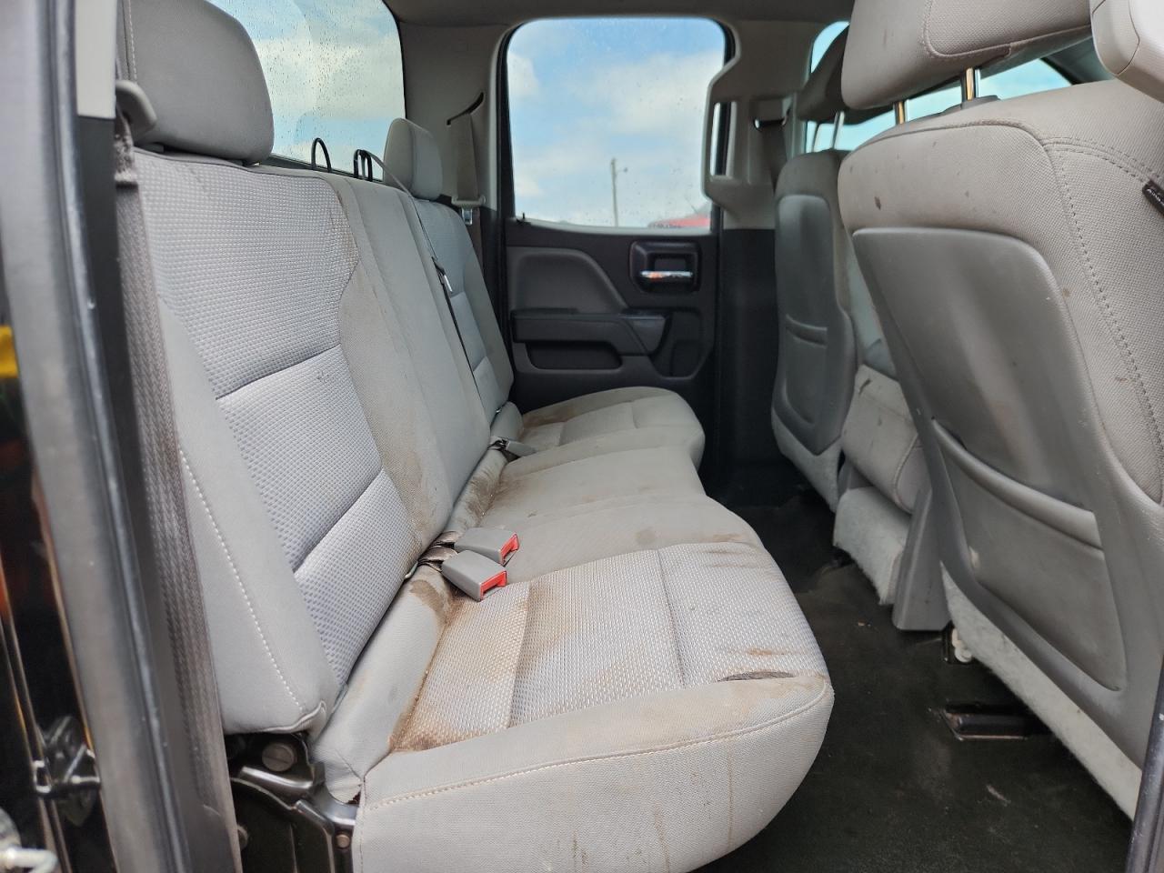 2015 Chevrolet Silverado C1500 Black vin: 1GCRCPEH4FZ441222 Damage: Left Rear Seat Cushion, Stained, Permanent