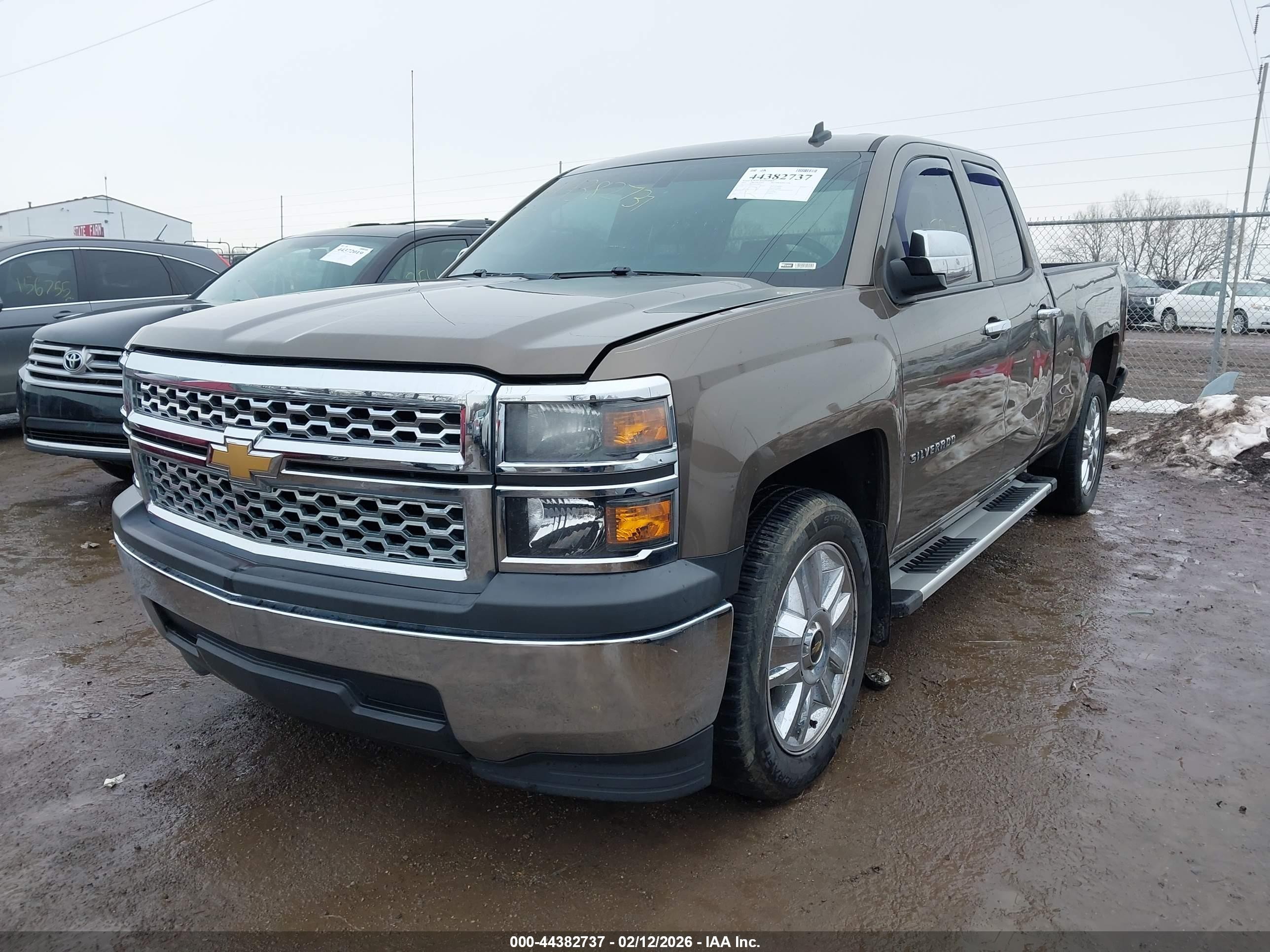 2014 Chevrolet Silverado 1500 Work Truck 2wt Brown vin: 1GCRCPEH5EZ139291