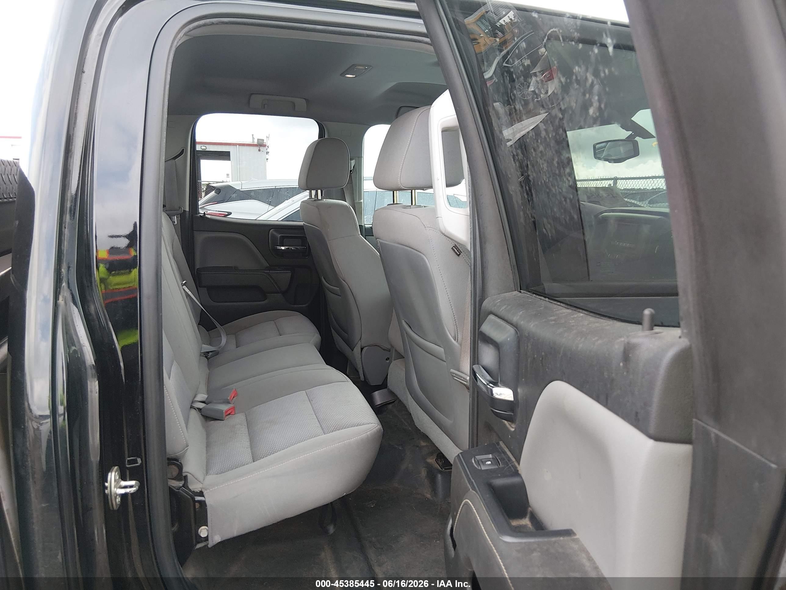 2015 Chevrolet Silverado 1500 Ls Black vin: 1GCRCPEH5FZ199086
