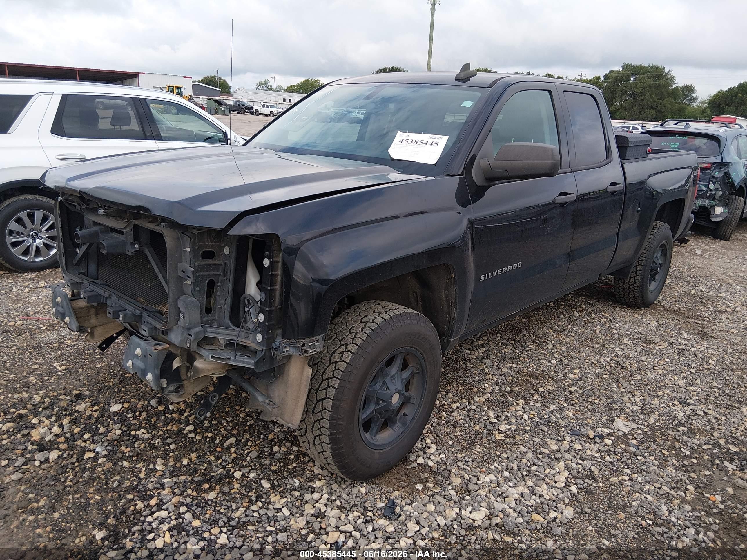 2015 Chevrolet Silverado 1500 Ls Black vin: 1GCRCPEH5FZ199086