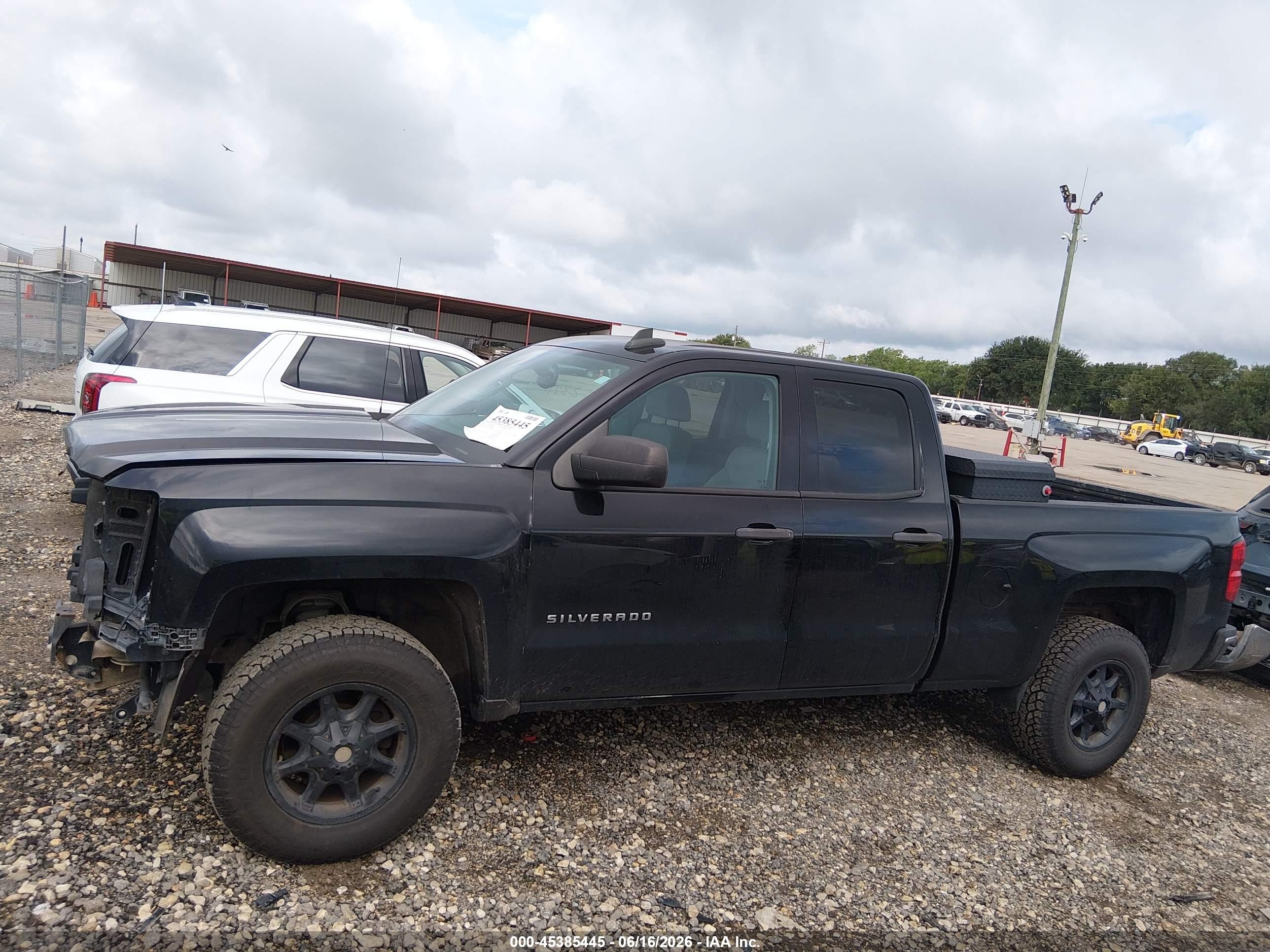 2015 Chevrolet Silverado 1500 Ls Black vin: 1GCRCPEH5FZ199086
