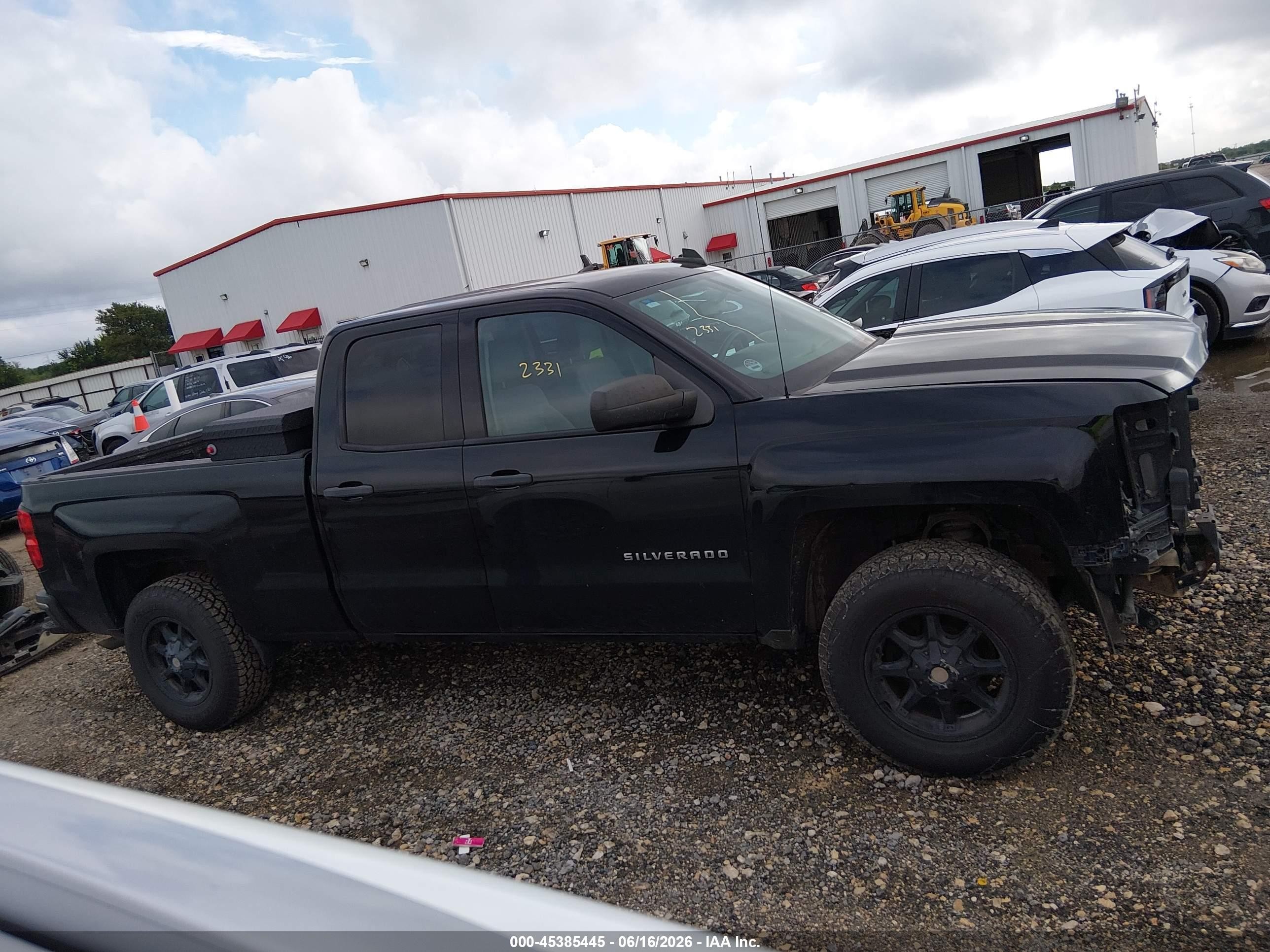 2015 Chevrolet Silverado 1500 Ls Black vin: 1GCRCPEH5FZ199086
