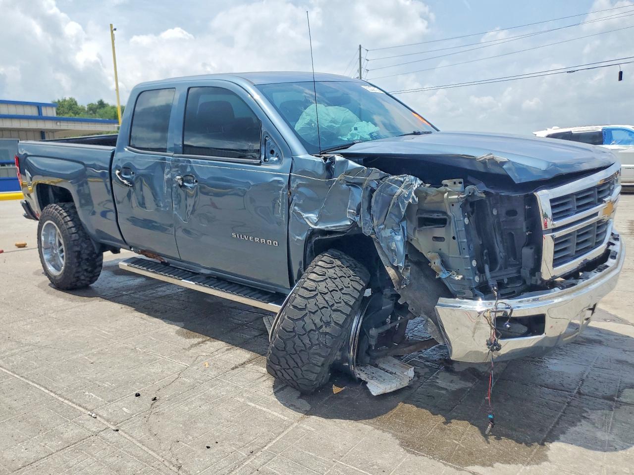 2014 Chevrolet Silverado C1500 Blue vin: 1GCRCPEH6EZ107966