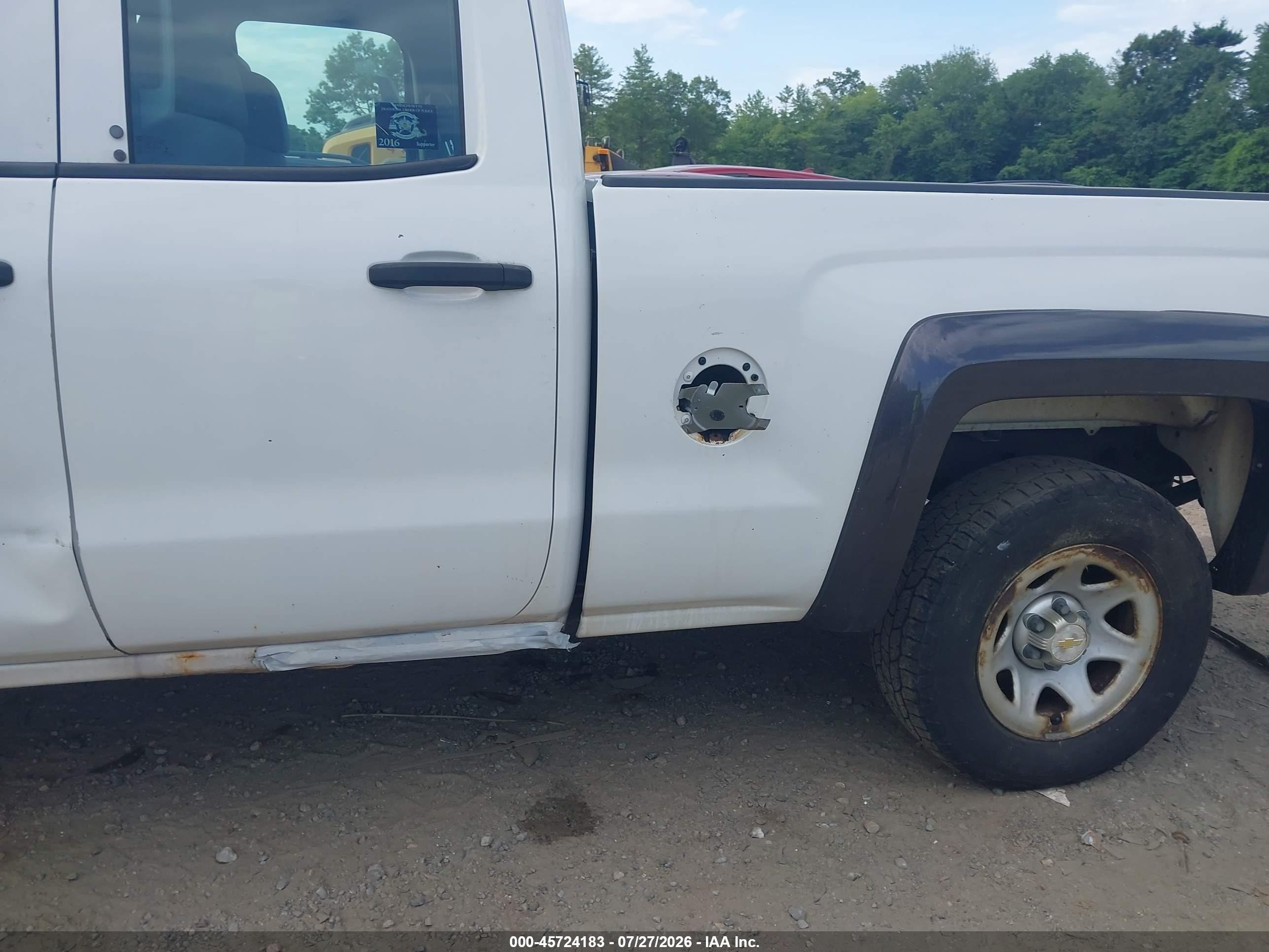 2014 Chevrolet Silverado 1500 Work Truck White vin: 1GCRCPEH6EZ119096
