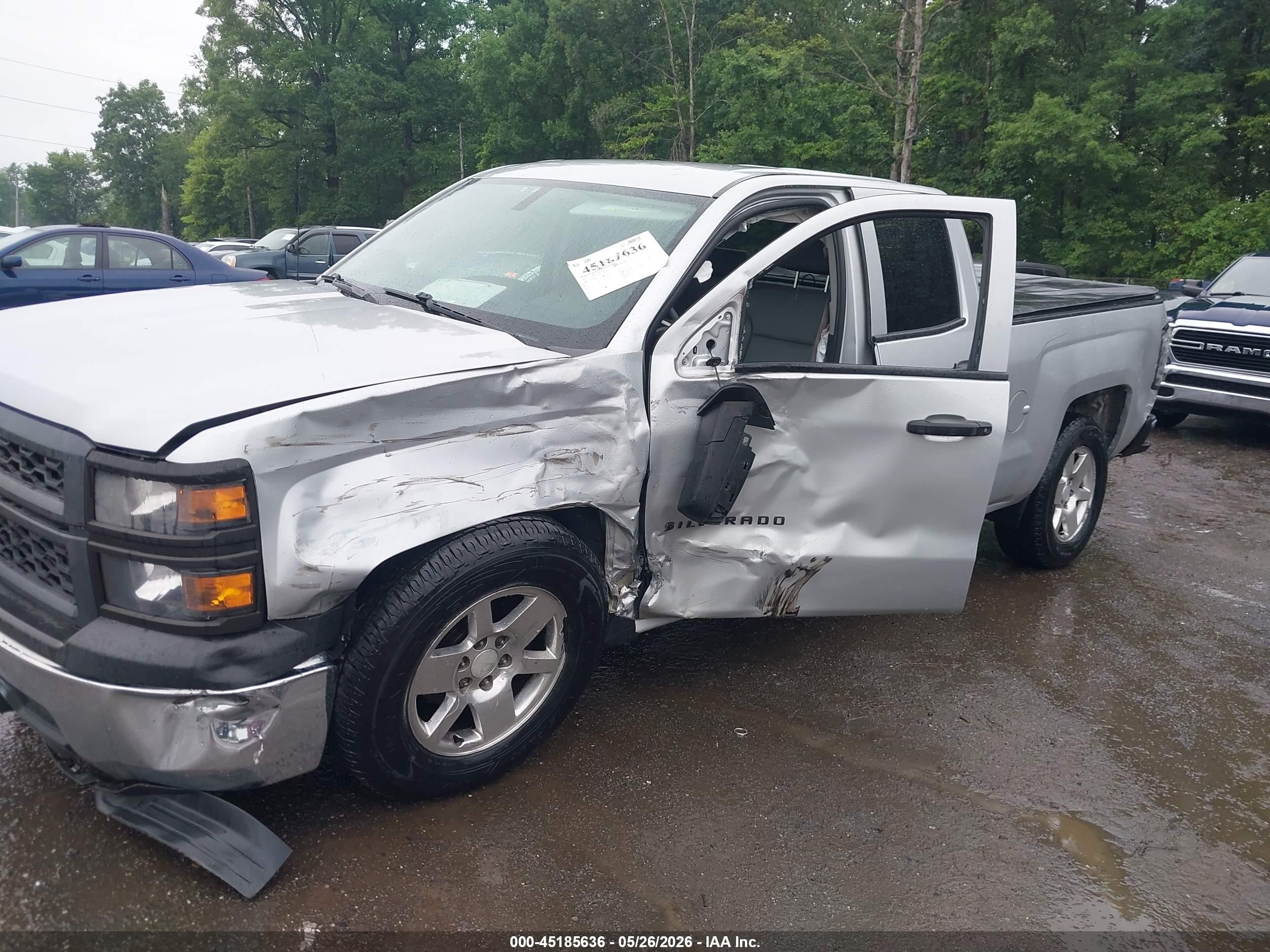 2014 Chevrolet Silverado 1500 Work Truck 1wt Gray vin: 1GCRCPEH6EZ373262