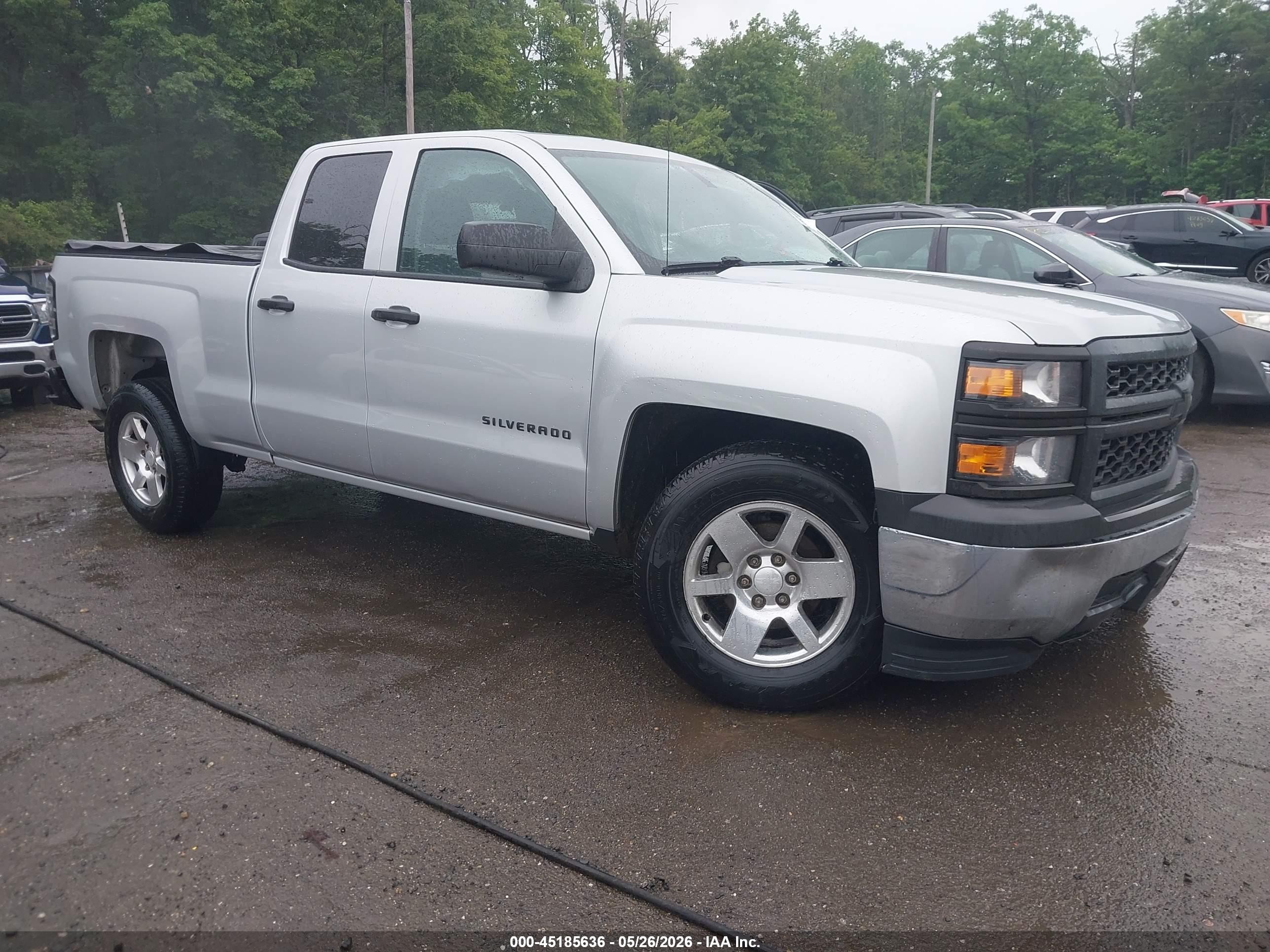 2014 Chevrolet Silverado 1500 Work Truck 1wt Gray vin: 1GCRCPEH6EZ373262