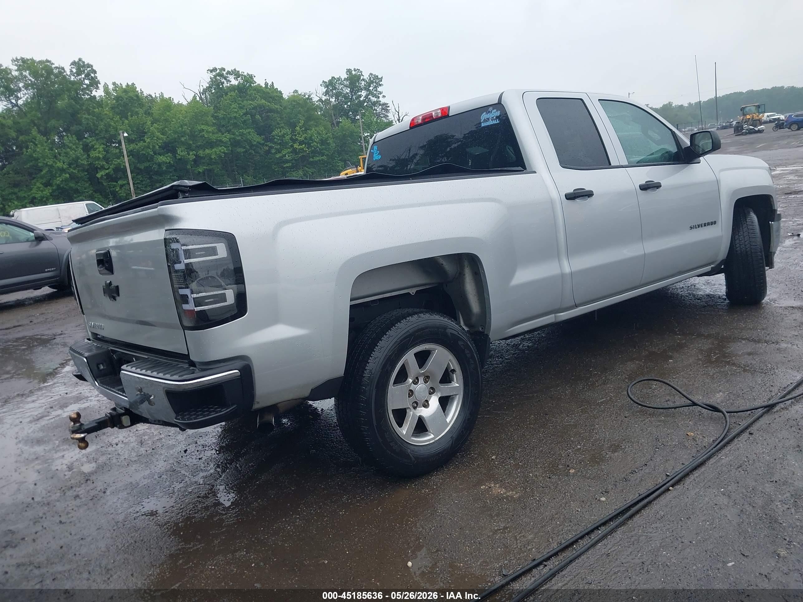2014 Chevrolet Silverado 1500 Work Truck 1wt Gray vin: 1GCRCPEH6EZ373262