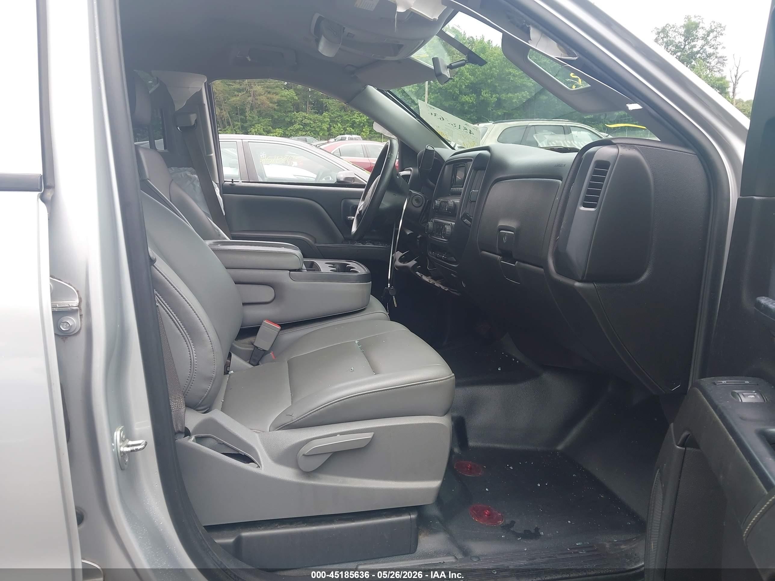 2014 Chevrolet Silverado 1500 Work Truck 1wt Gray vin: 1GCRCPEH6EZ373262