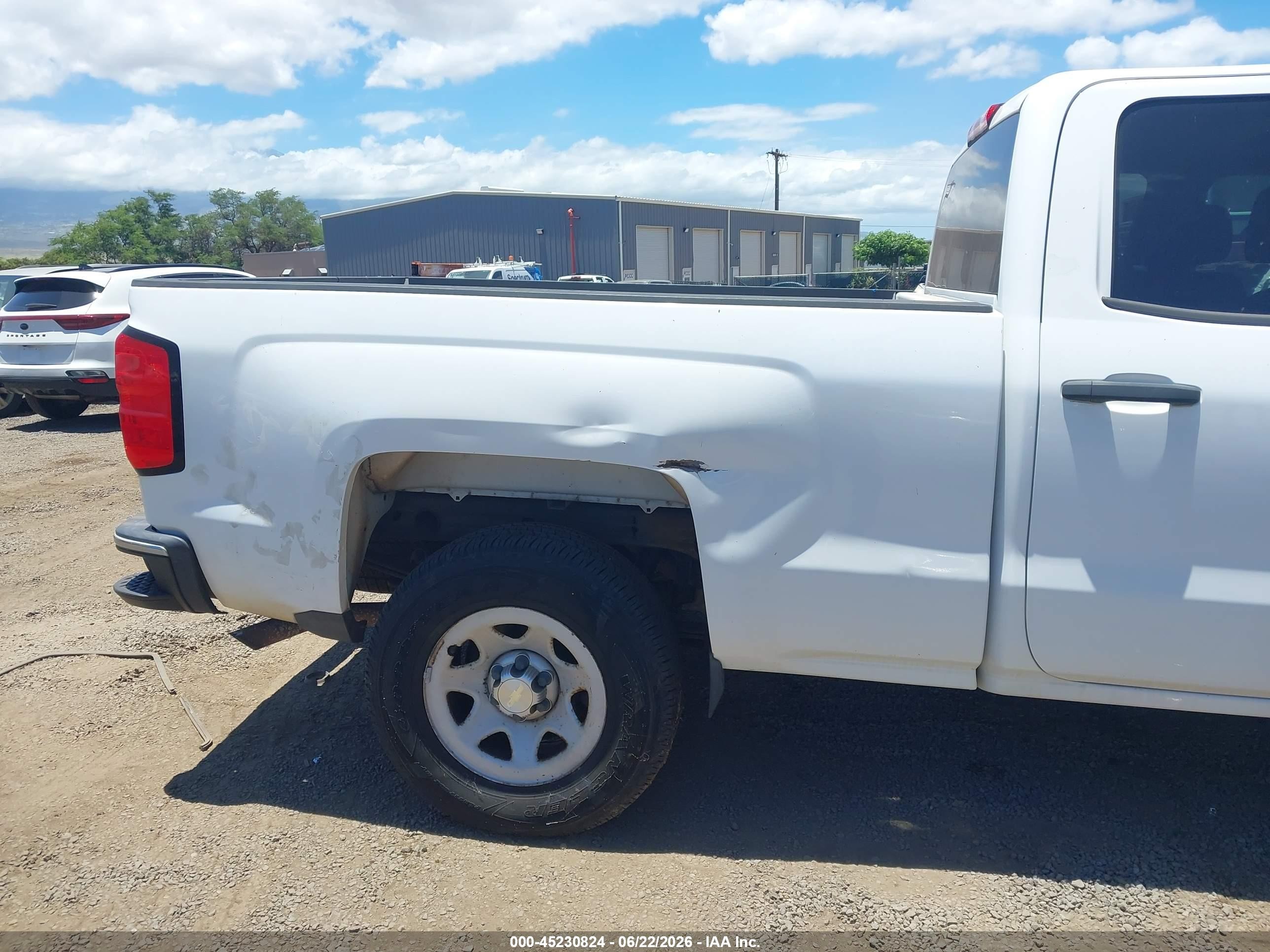 2015 Chevrolet Silverado 1500 Wt Белый vin: 1GCRCPEH6FZ234119