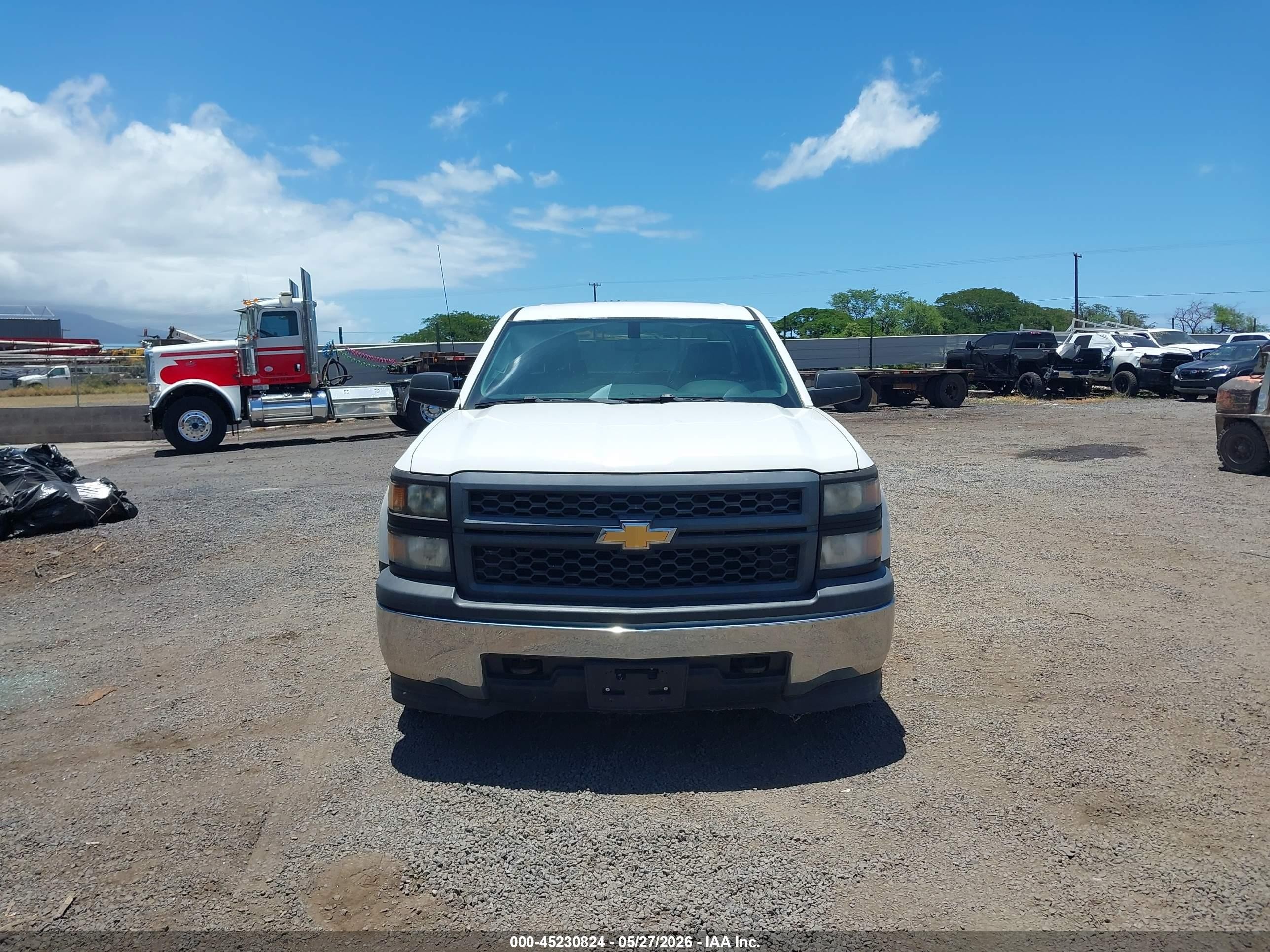 2015 Chevrolet Silverado 1500 Wt Белый vin: 1GCRCPEH6FZ234119