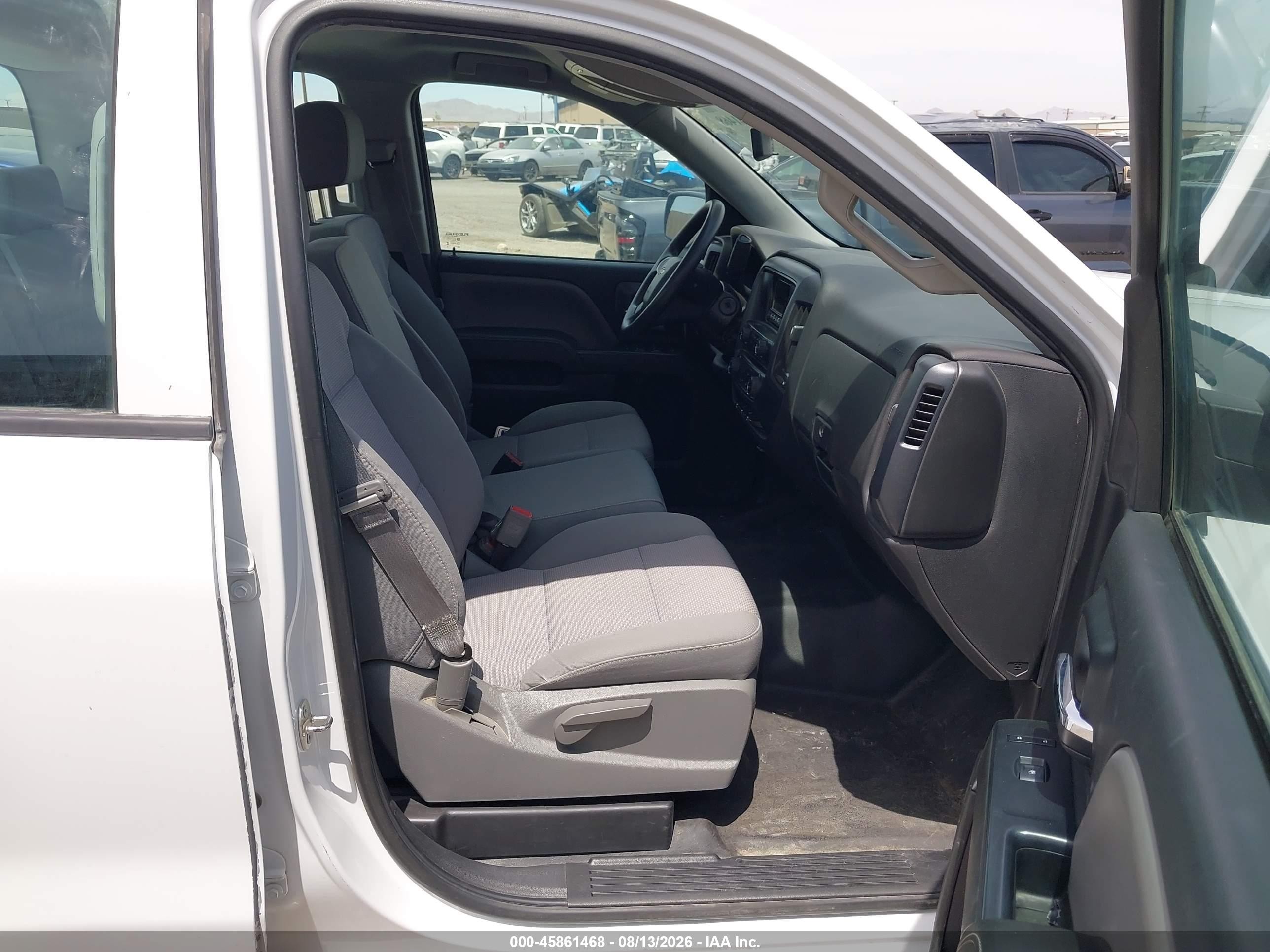 2015 Chevrolet Silverado 1500 Work Truck White vin: 1GCRCPEH6FZ328873