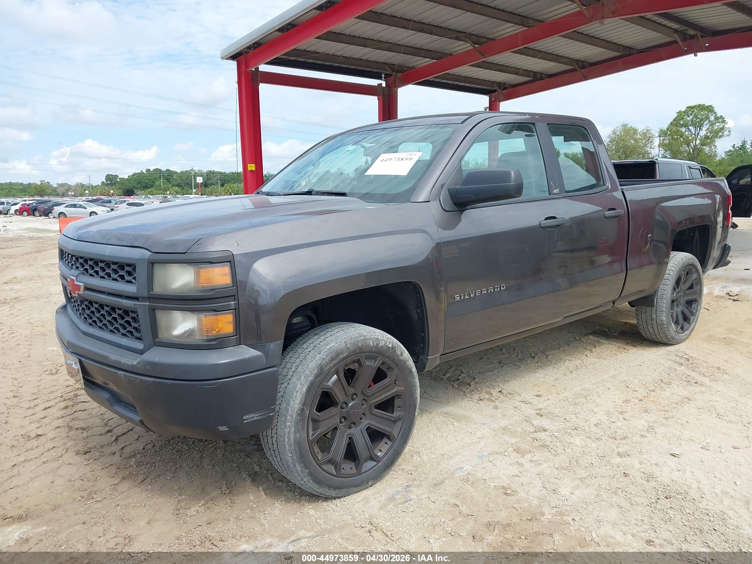 2014 Chevrolet Silverado 1500 Work Truck 1wt Серый vin: 1GCRCPEH7EZ357989